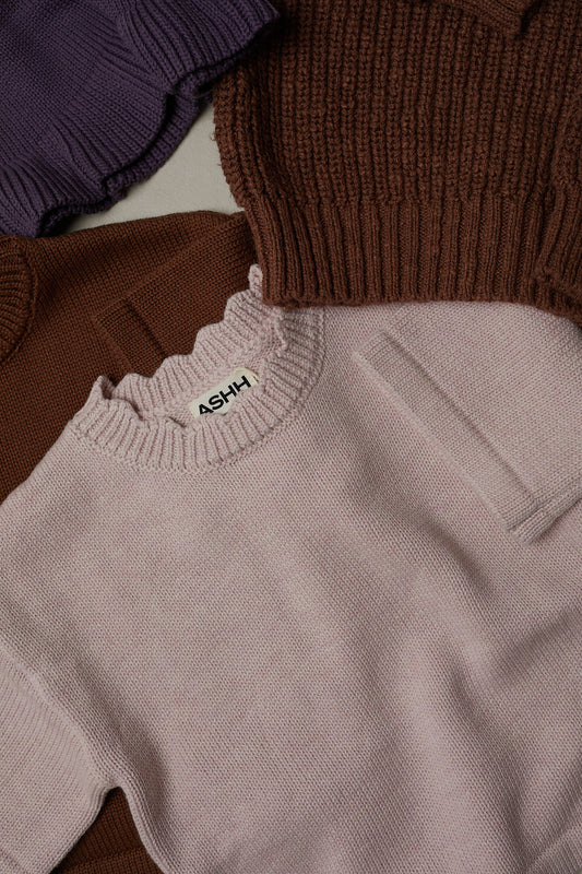 Hand Embroidered Romi Tee - Fig