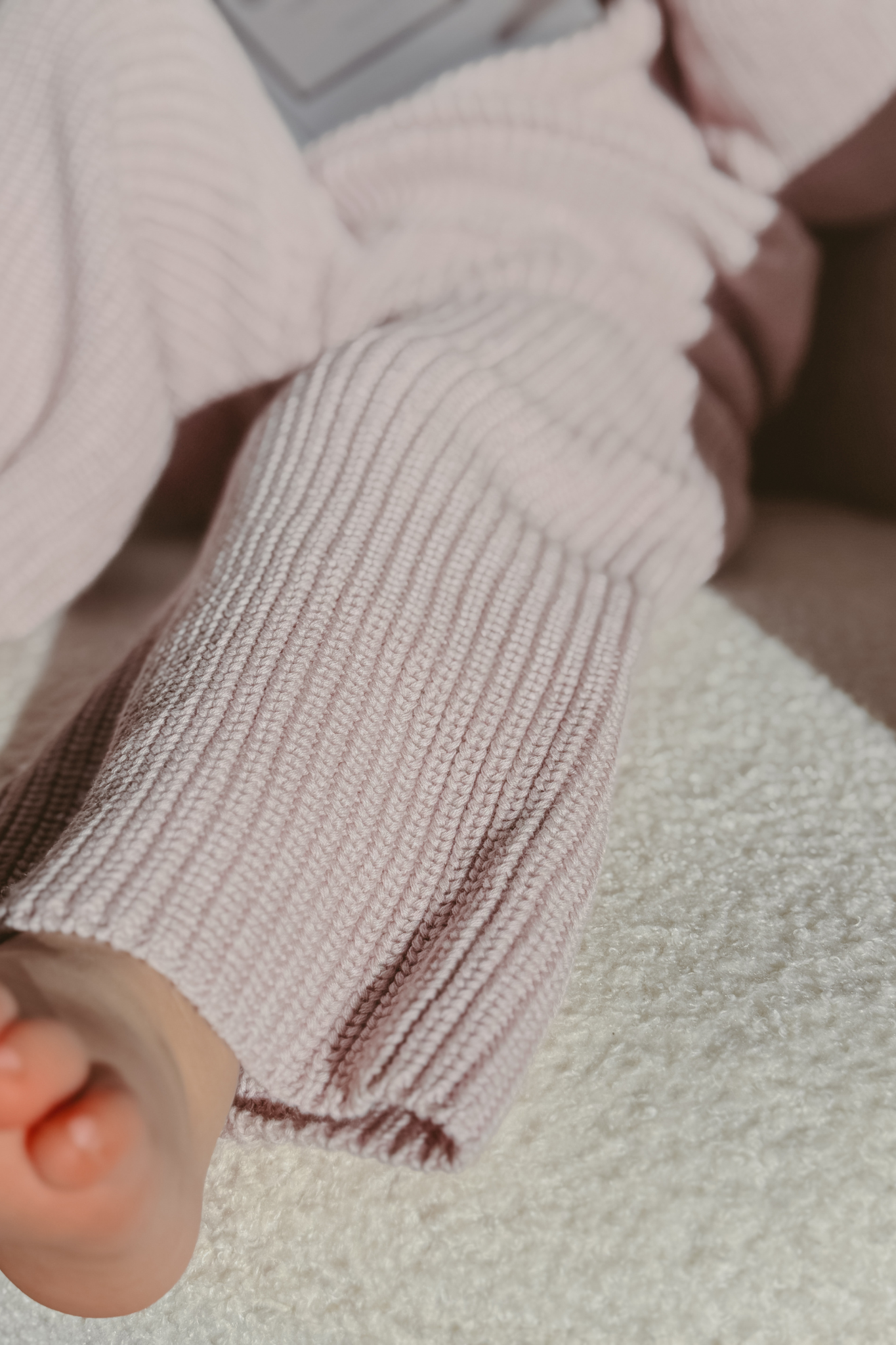 Stormi Wide Leg Knit Pant - Plum
