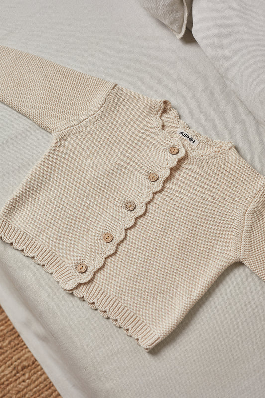 Hand Embroidered Rue Knit Cardigan