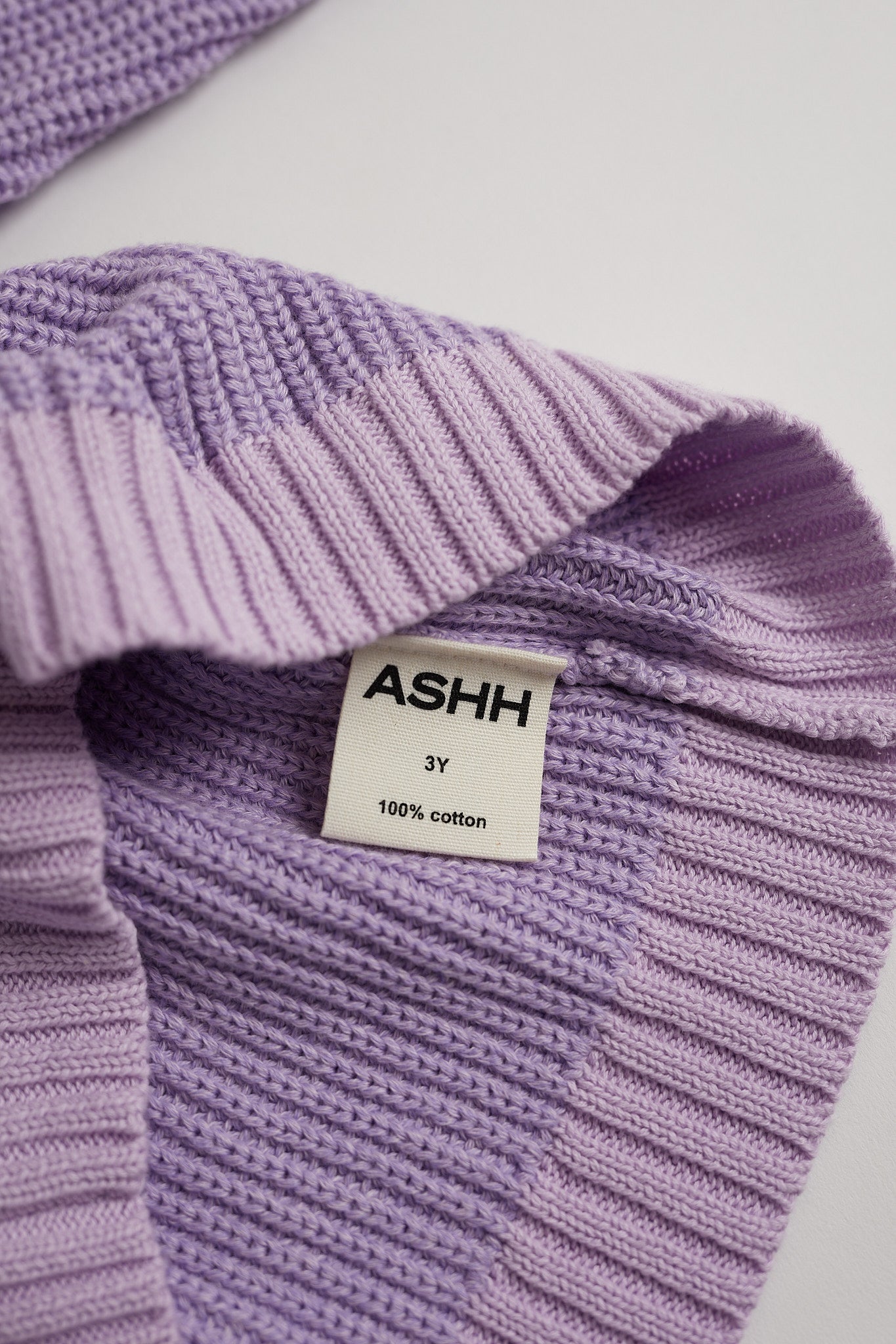 Hand Embroidered Chunky Knit Sweater - Wisteria