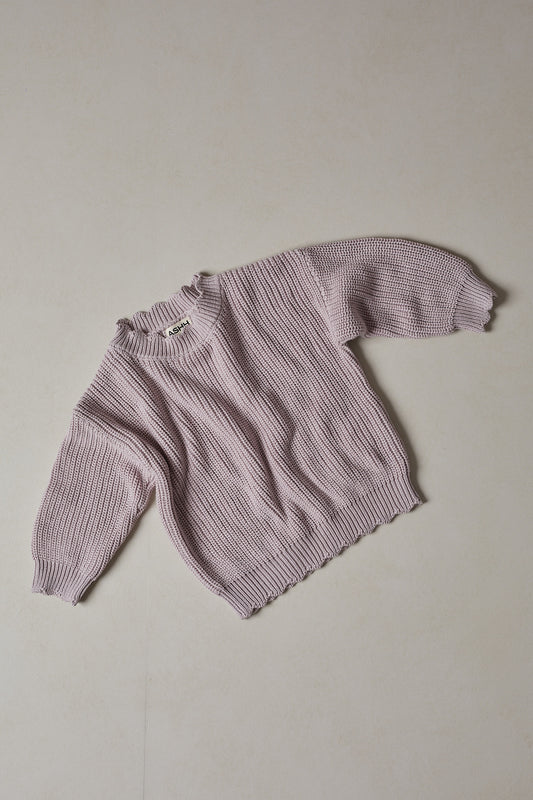 Sunday Knit Sweater - Plum