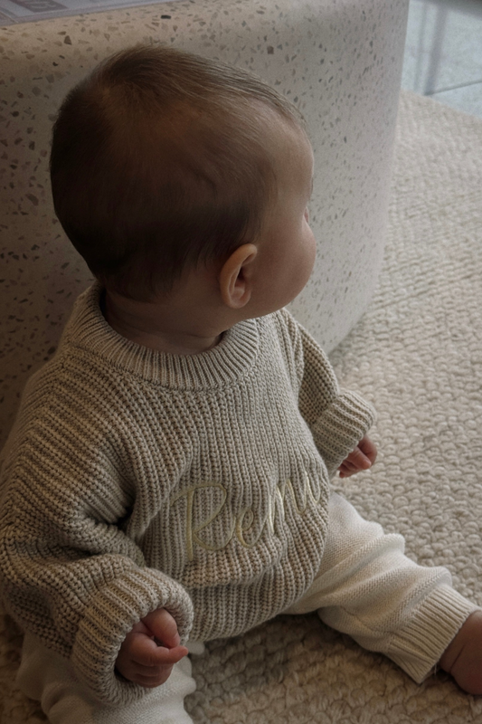 Heritage Knit Sweater - Oat Marle