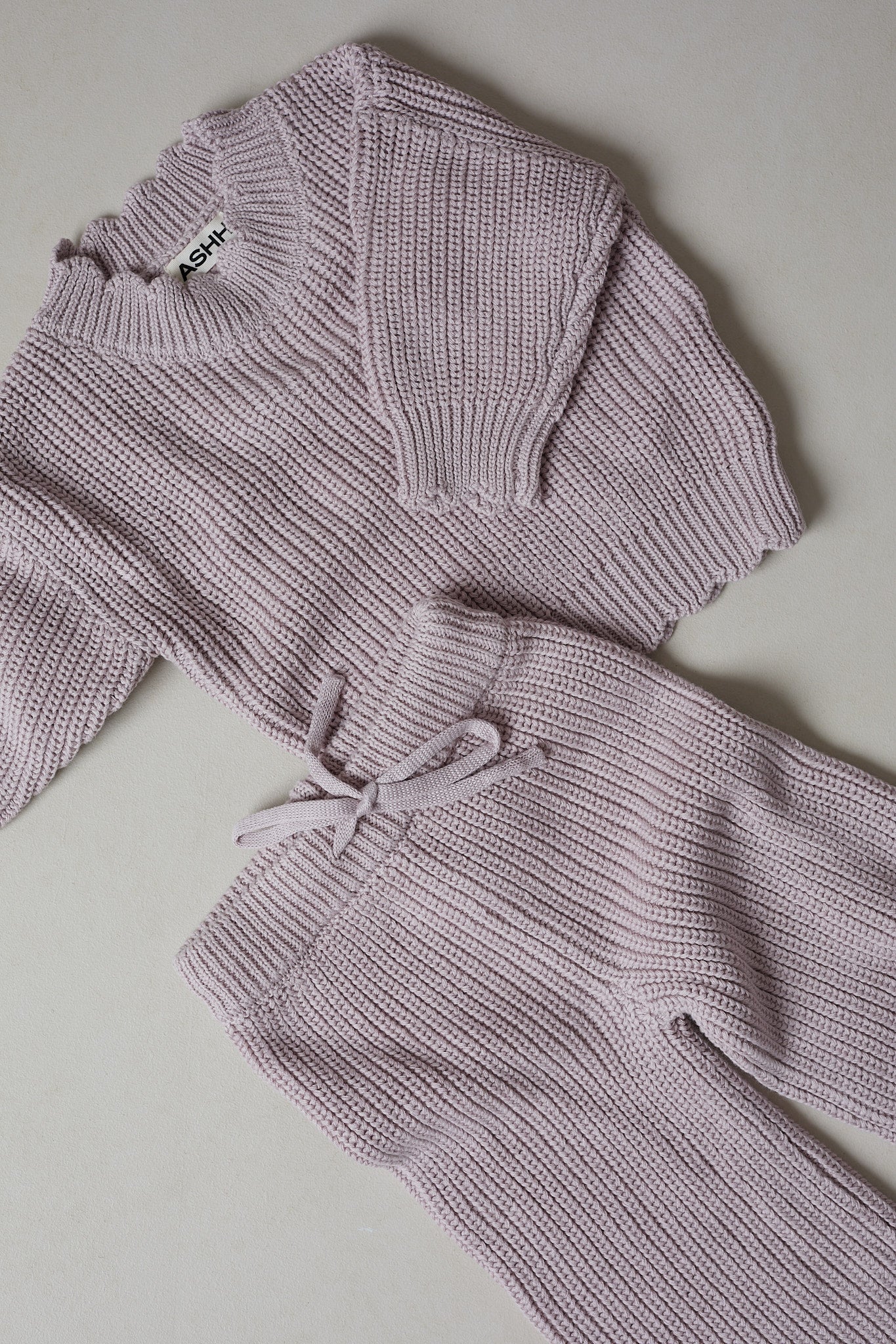 Hand Embroidered Sunday Knit Sweater - Plum