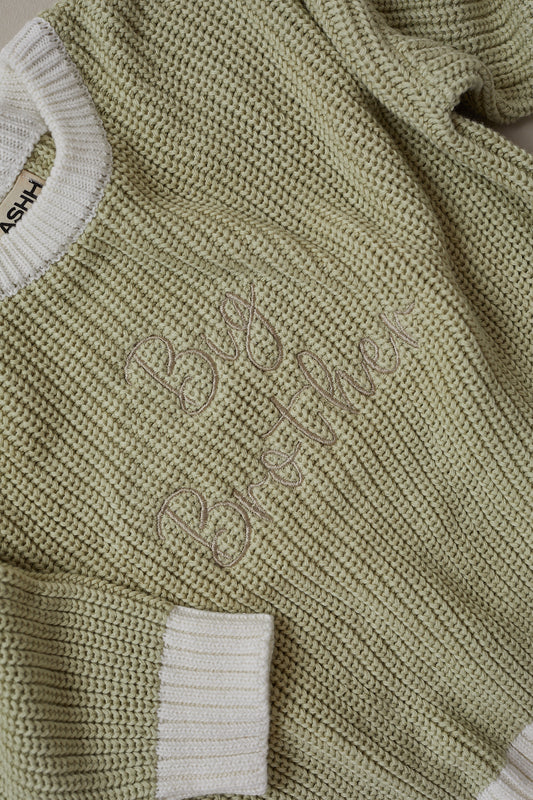 Chunky Knit Sweater - Pistachio