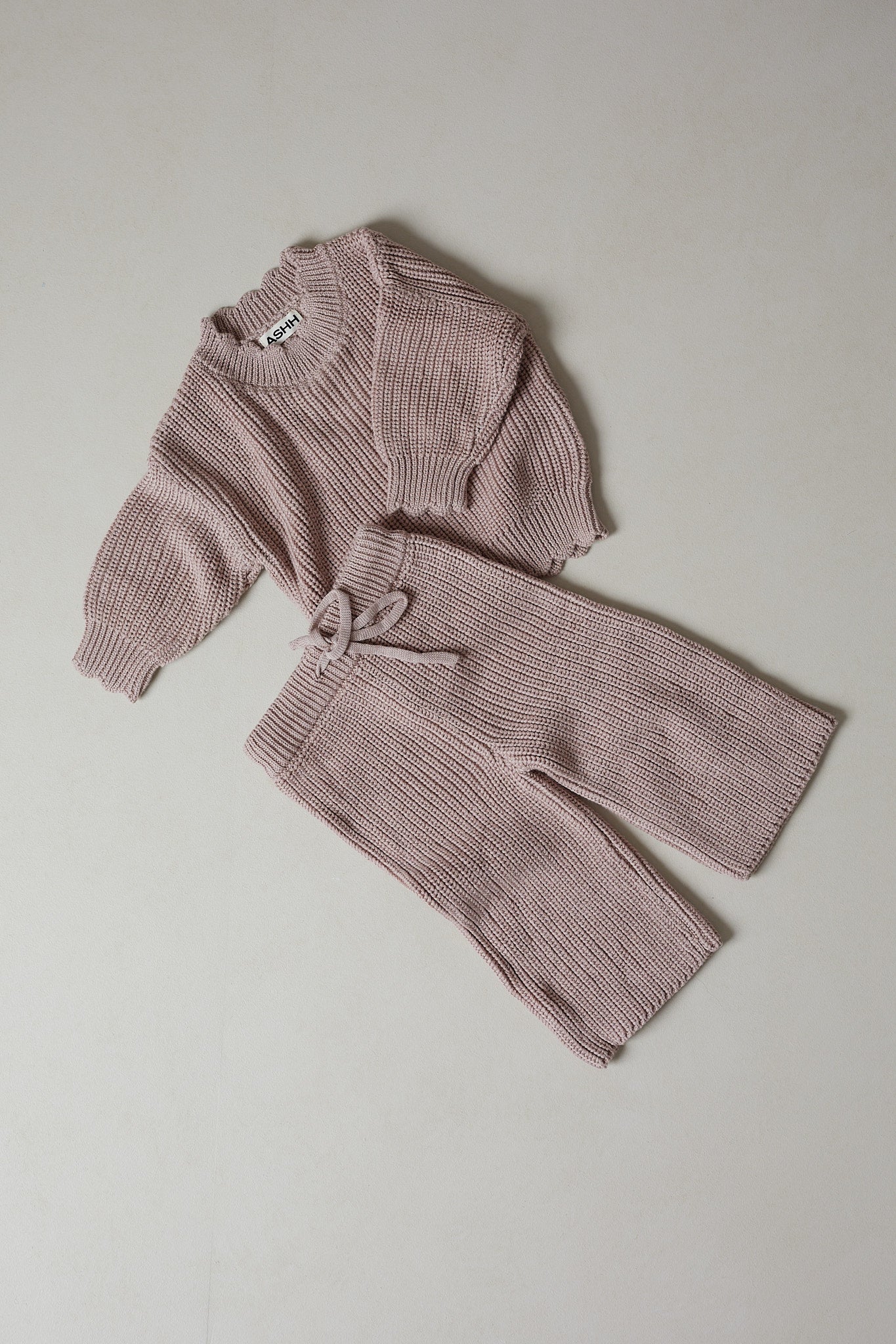 Stormi Wide Leg Knit Pant - Vintage Dusk