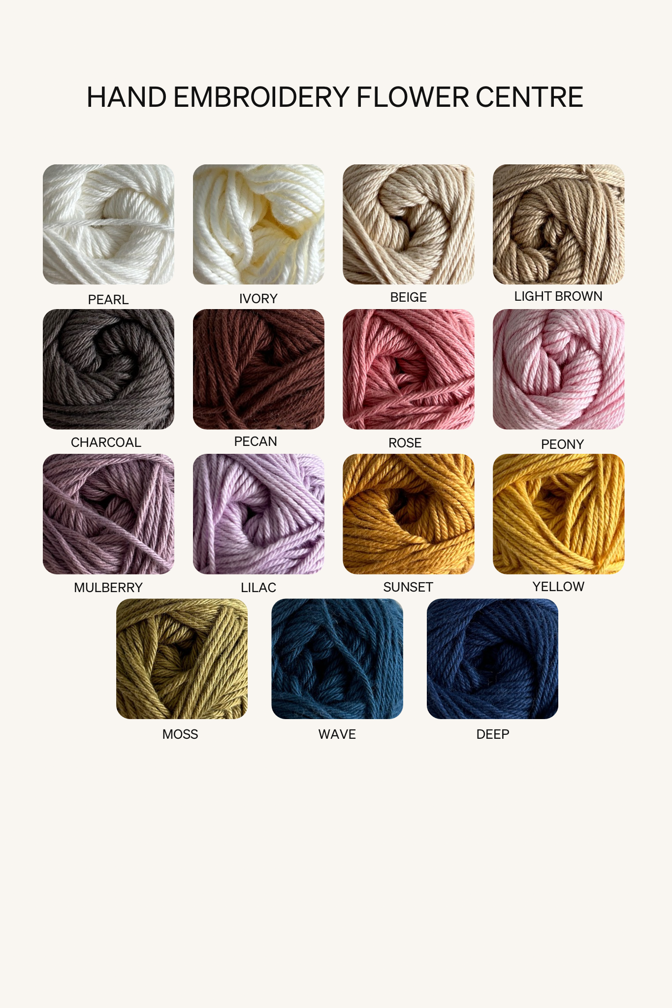 Hand Embroidered Initial Design Heritage Knit Sweater - Peony