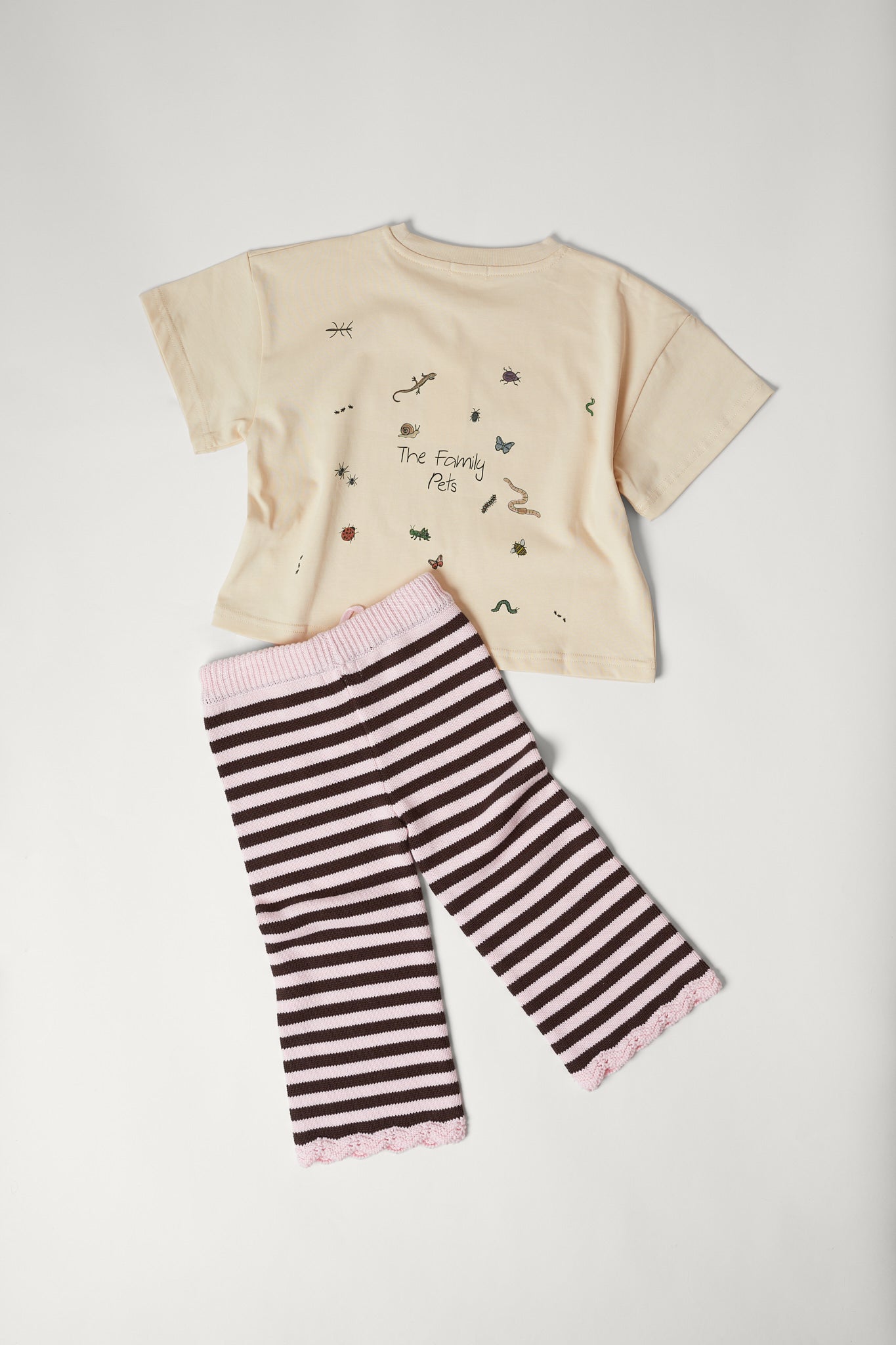 Bug Hunter Boxy Oversized Tee - Buttercream