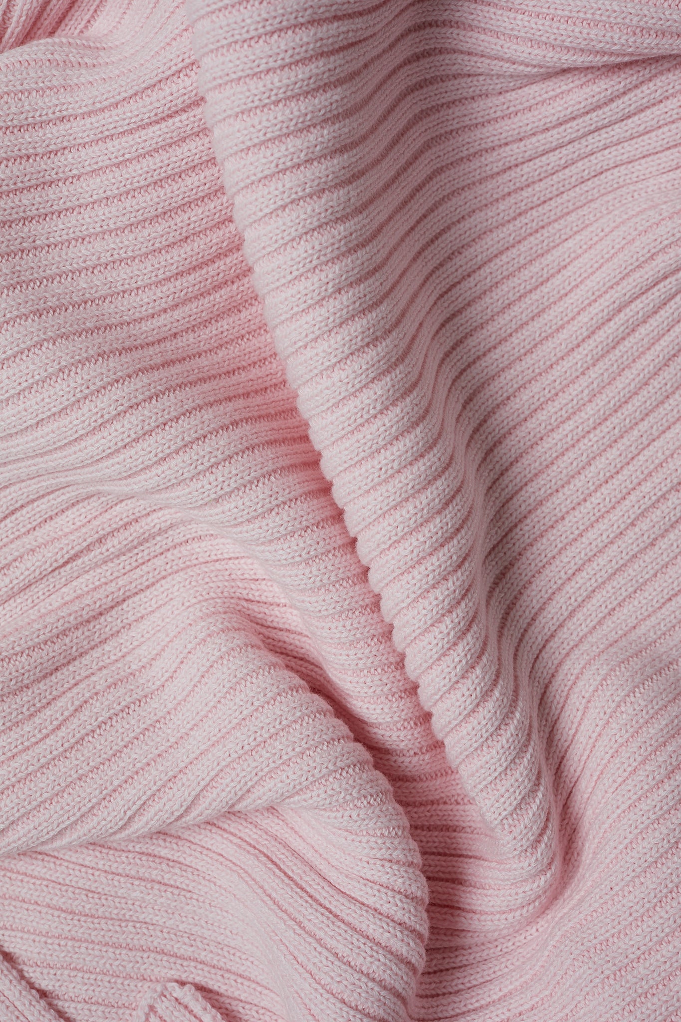 Novella Ribbed Knit Blanket | Peony