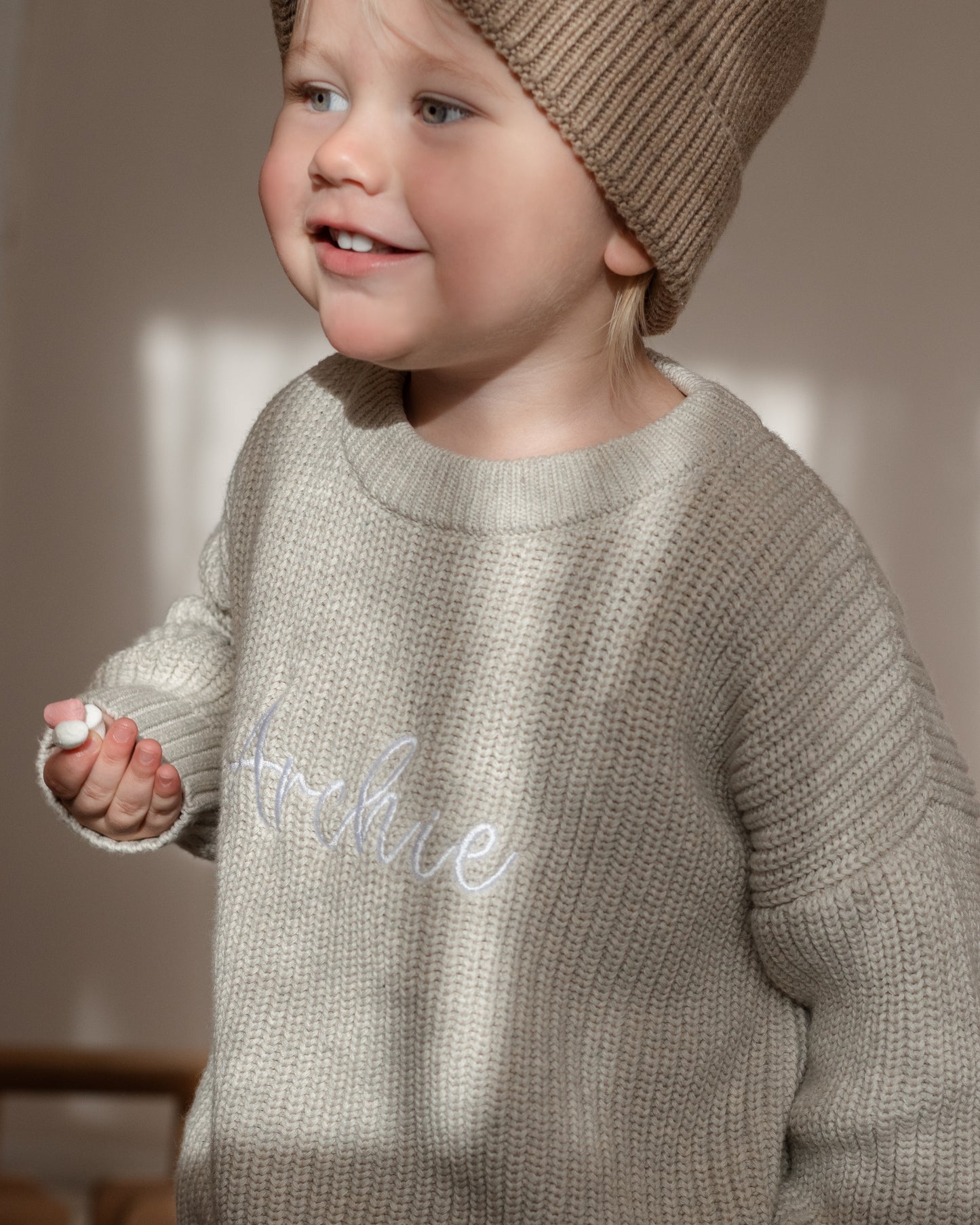 Heritage Knit Sweater - Oat Marle