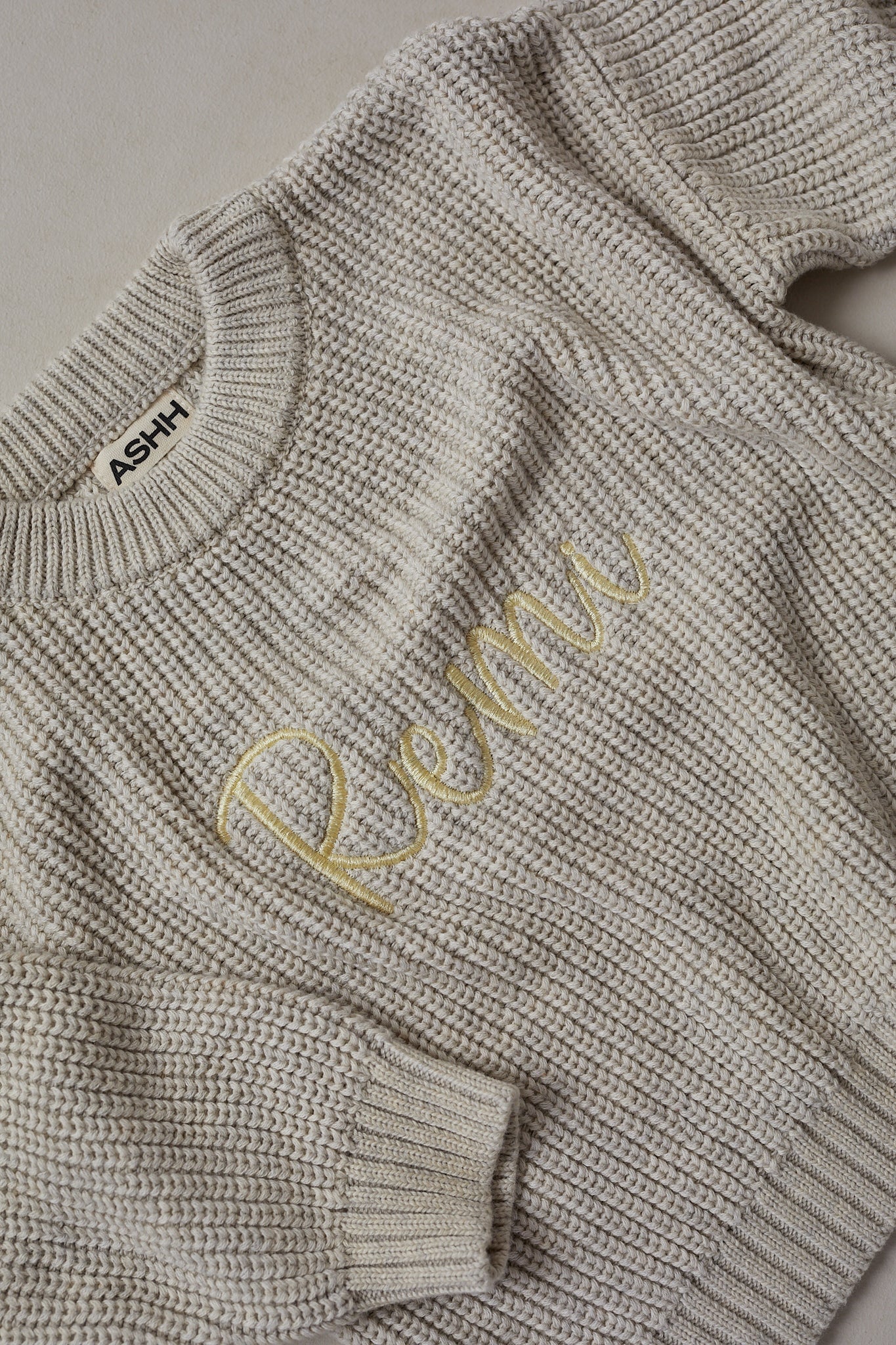 Heritage Knit Sweater - Oat Marle