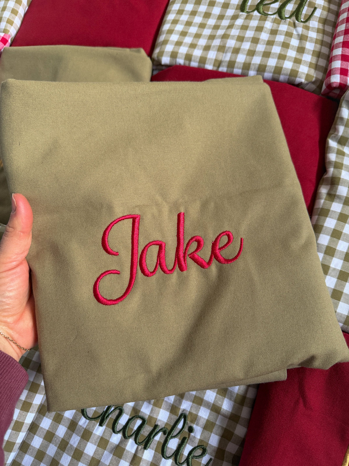 Heirloom Christmas Santa Sack - Mistletoe