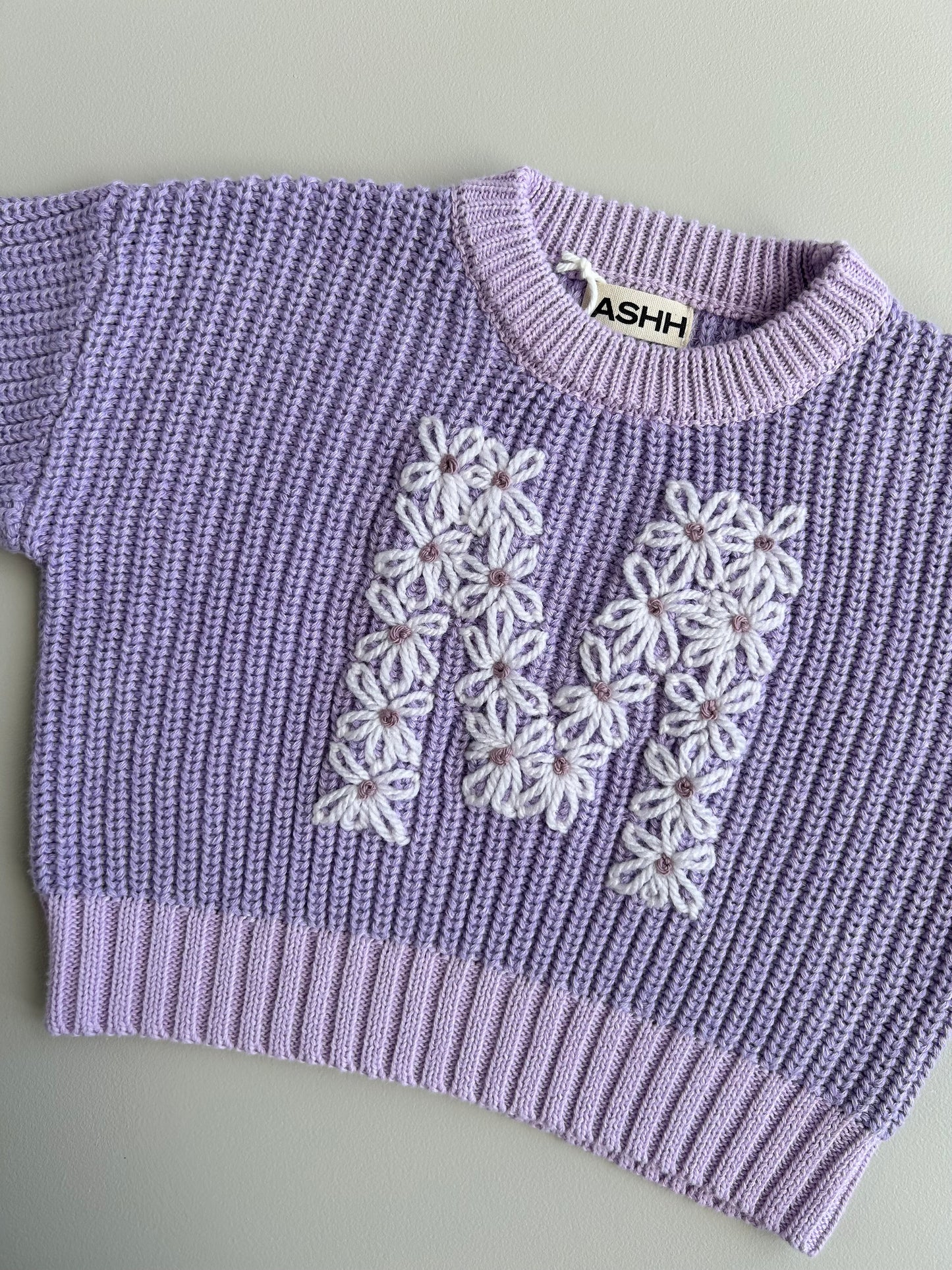 Initial Design Chunky Knit Sweater