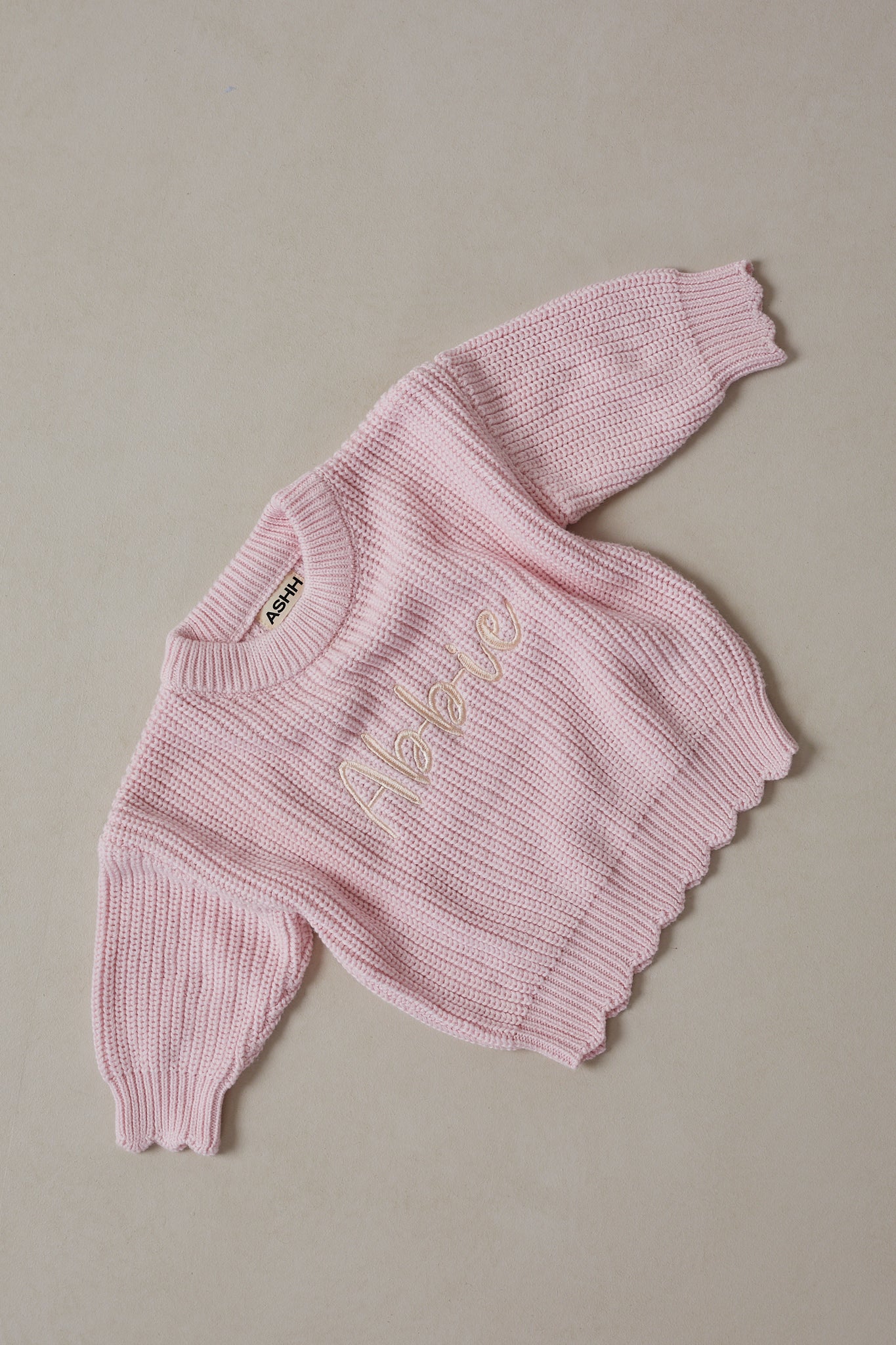 Heritage Knit Sweater - Peony