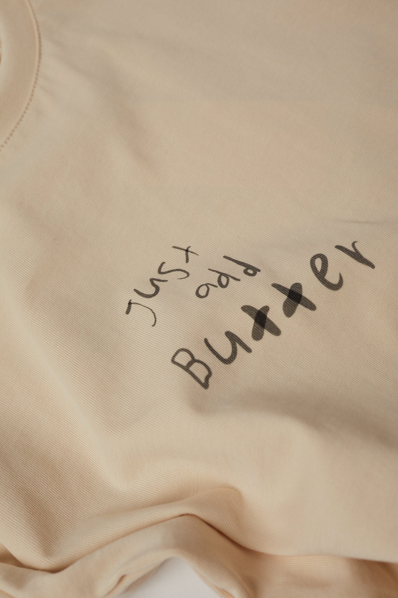 Just Add Butter Boxy Tee - Buttermilk