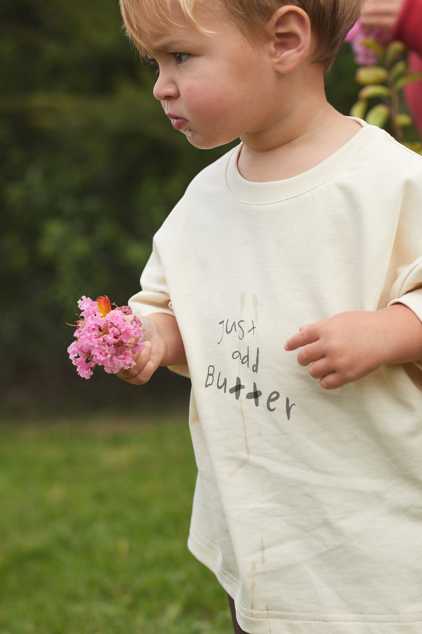 Just Add Butter Boxy Tee - Buttermilk