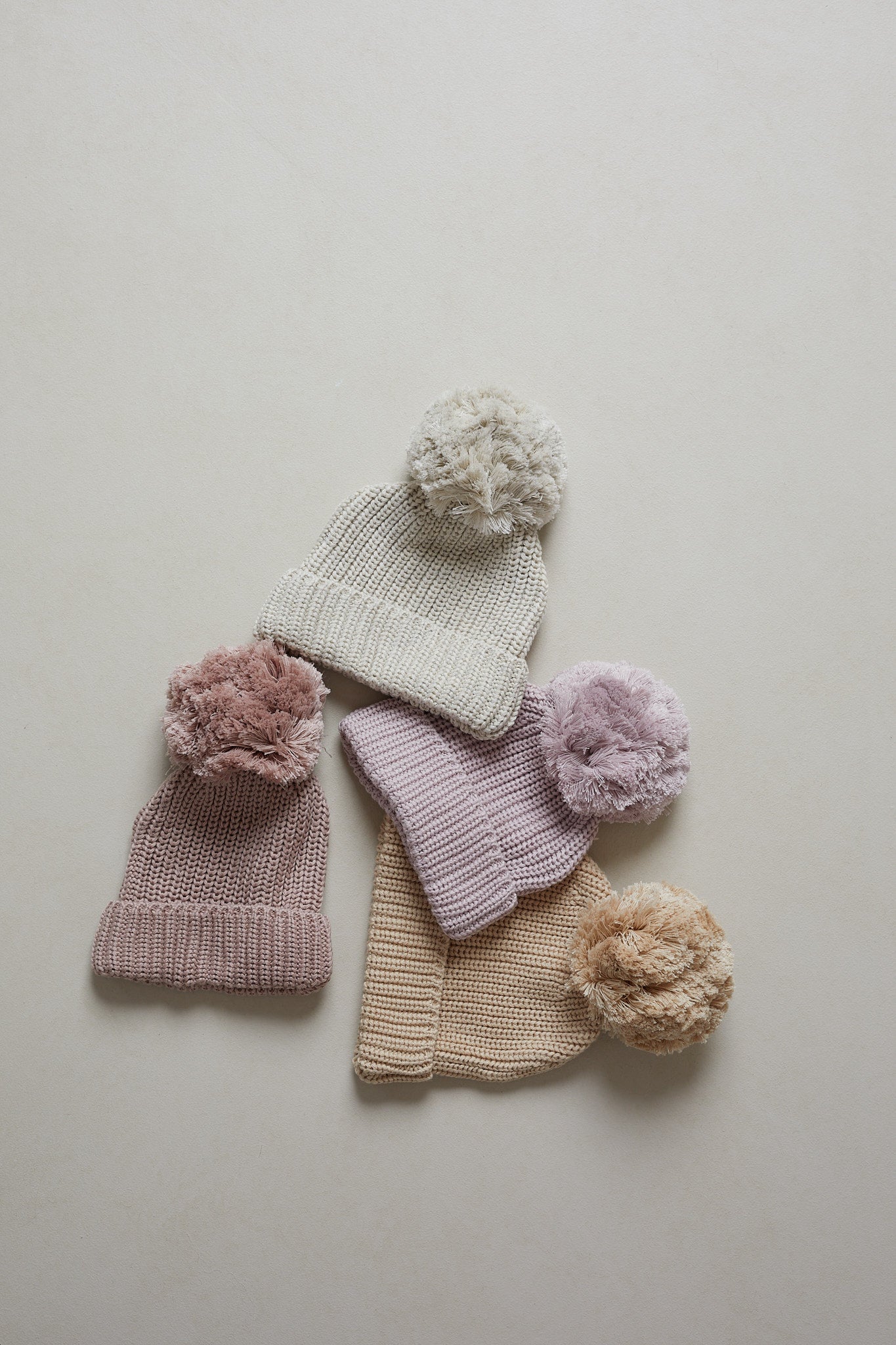 Chunky Knit Beanie - Plum