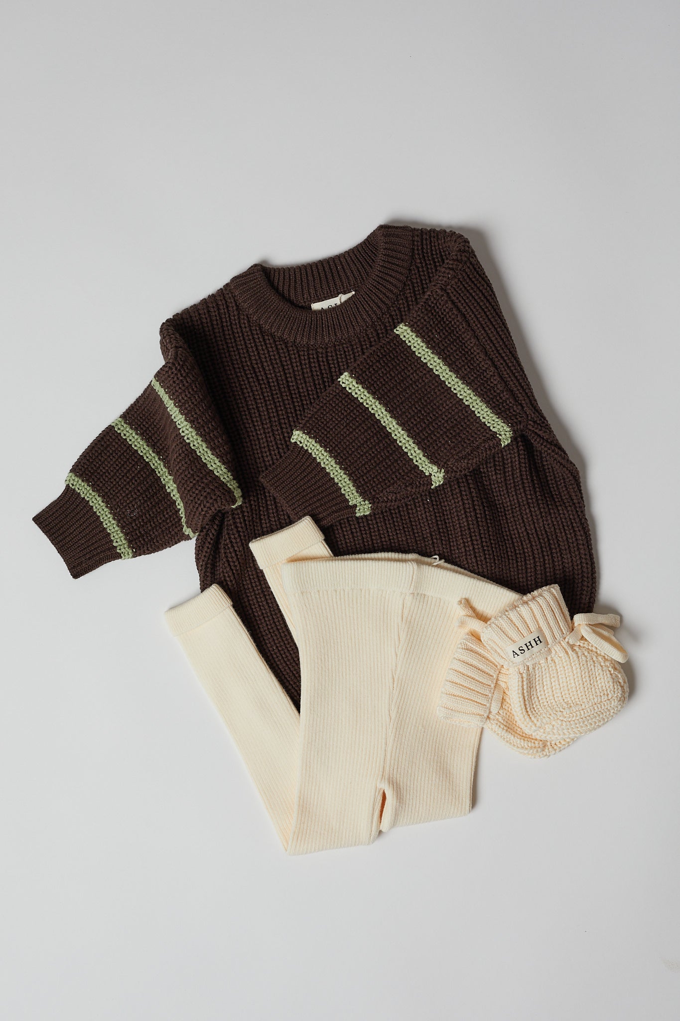 Lounge Ribbed Knit Tight | Cream