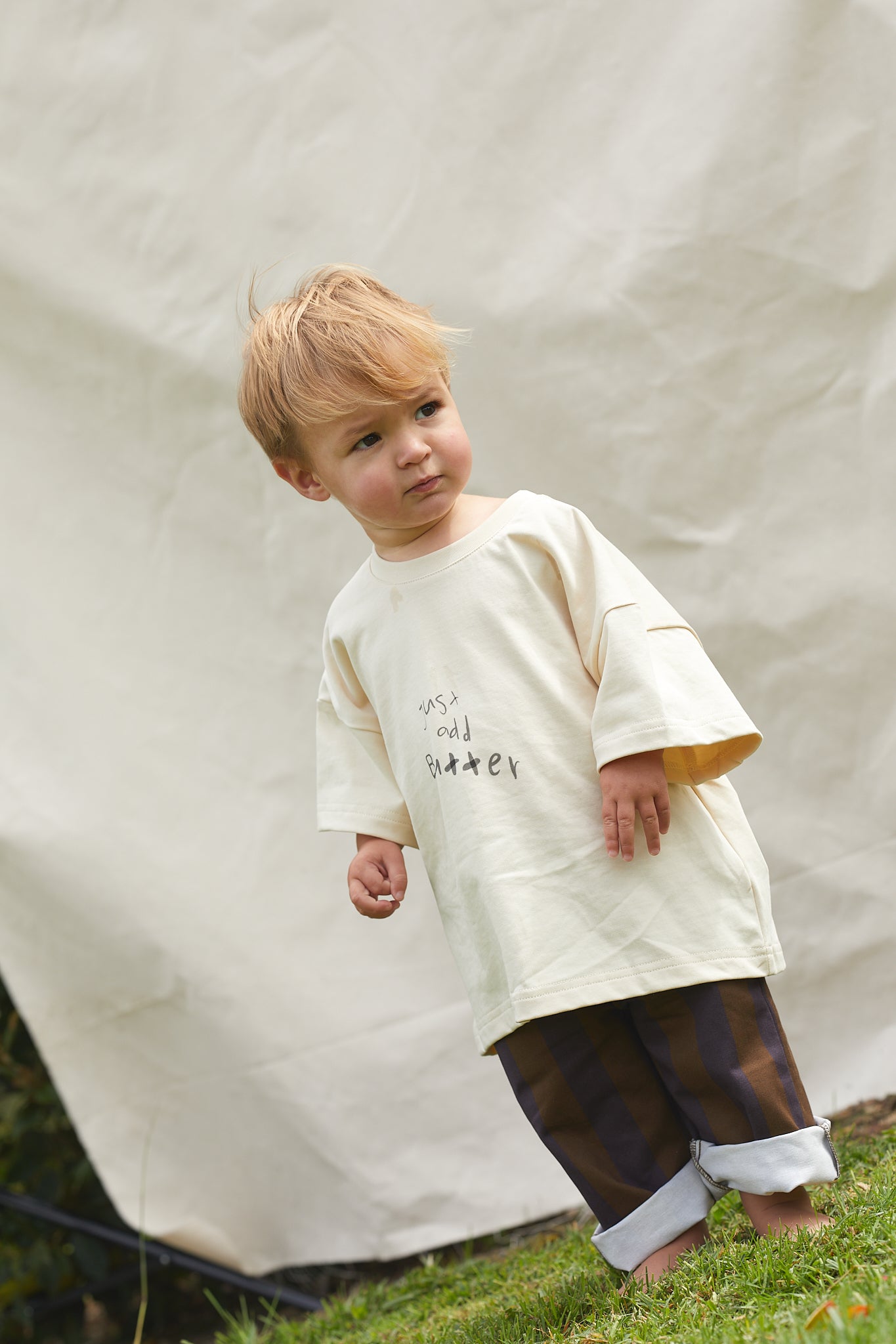 Just Add Butter Boxy Tee - Buttermilk