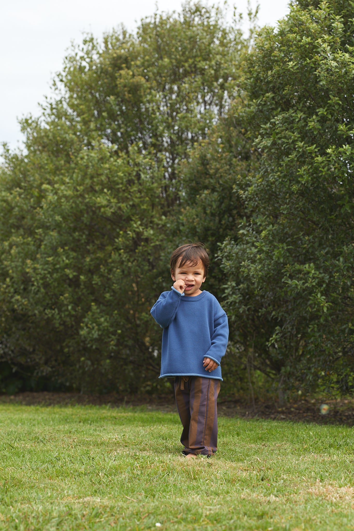 Picnic Pant - Moss Stripe