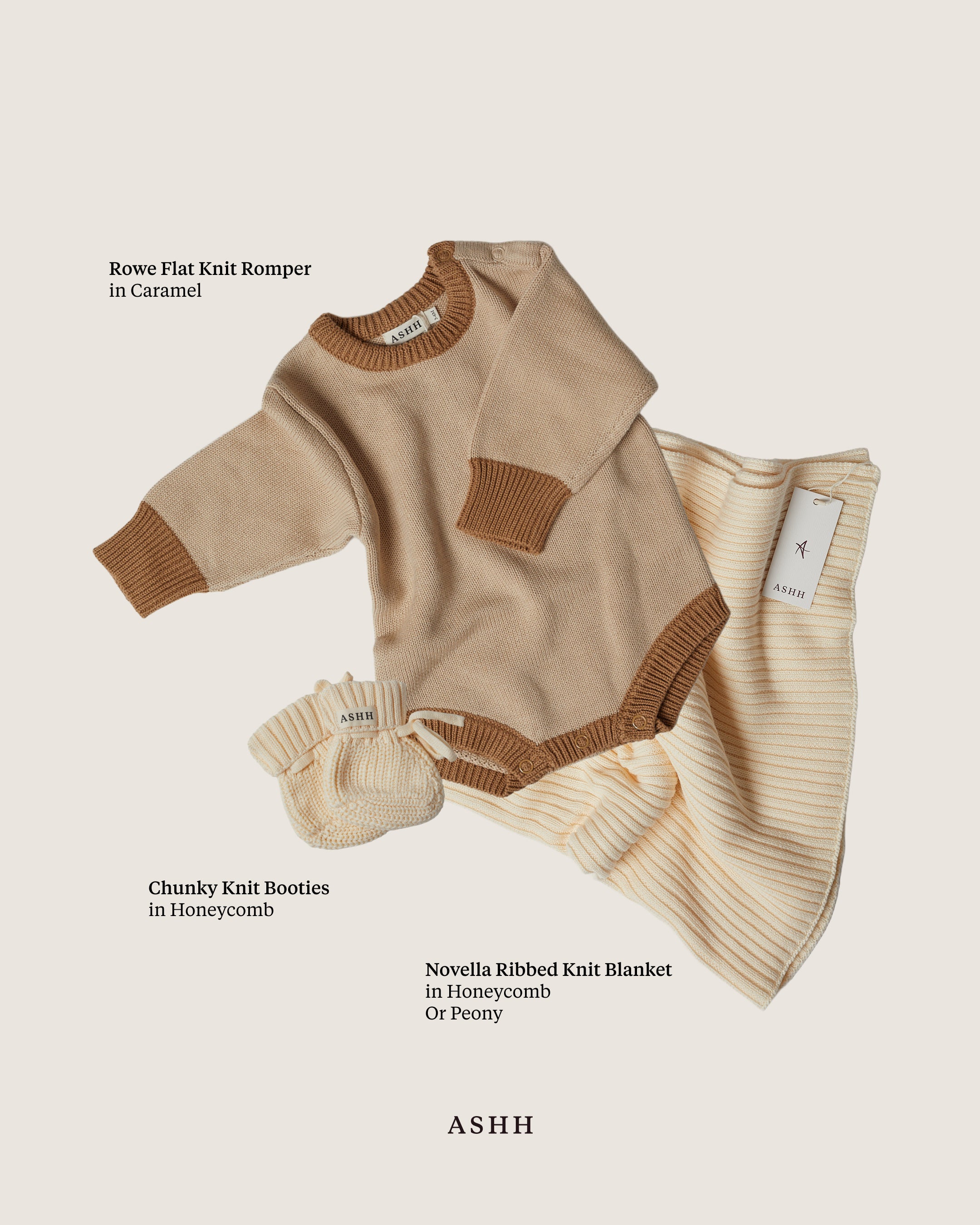 Novella Ribbed Knit Blanket | Honeycomb