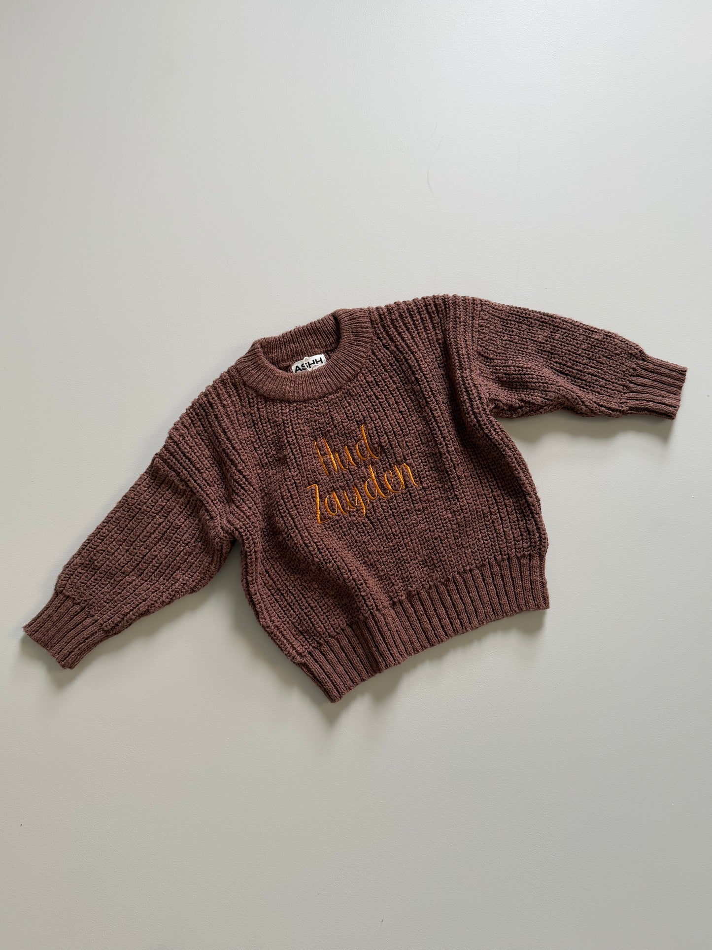 Darcy Chunky Knit Sweater - Walnut