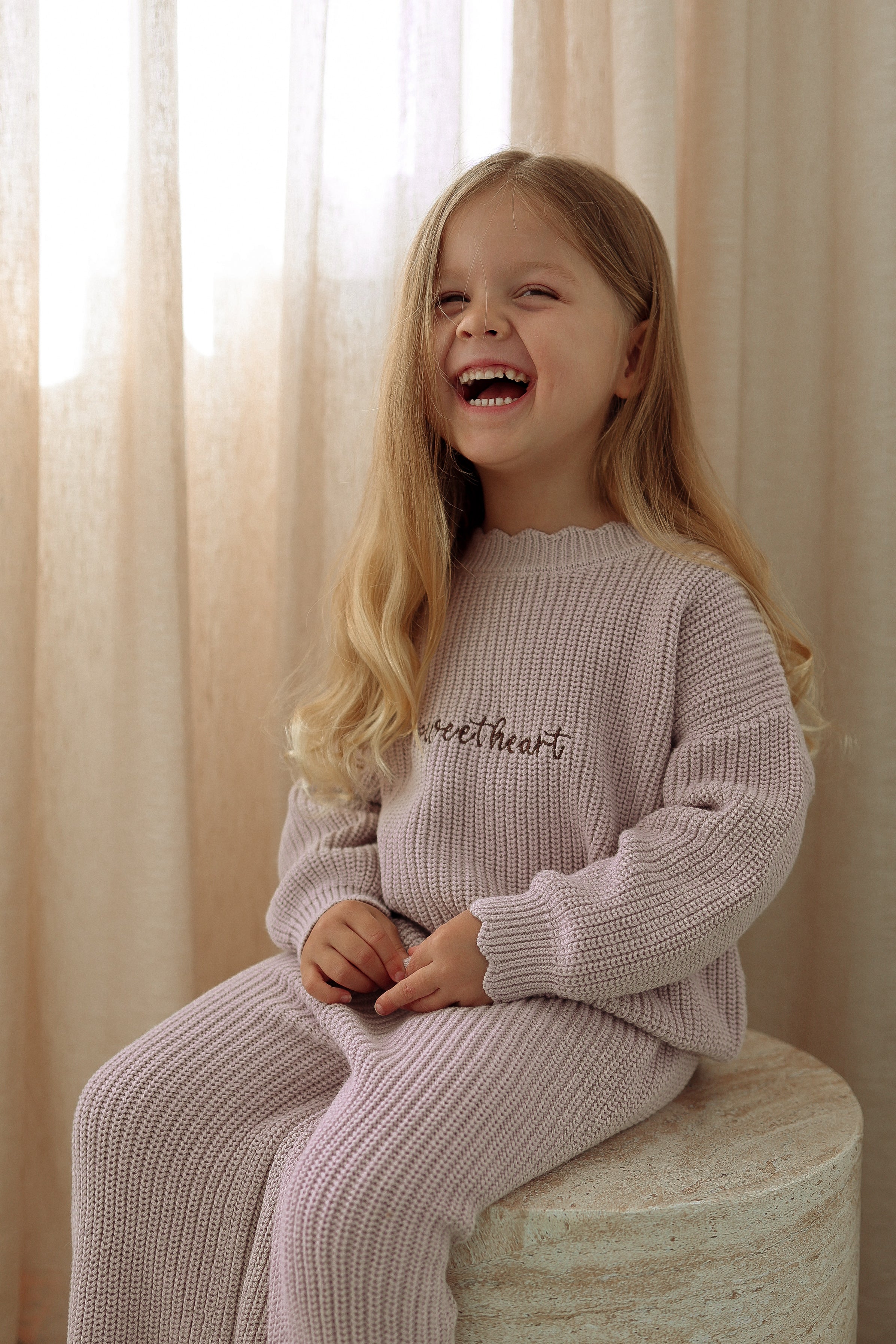 Sunday Knit Sweater - Plum