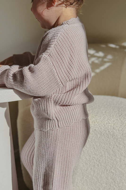 Sunday Knit Sweater - Plum