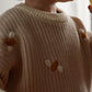 Little Daisies and Busy Bee Custom Chunky Knit Sweater