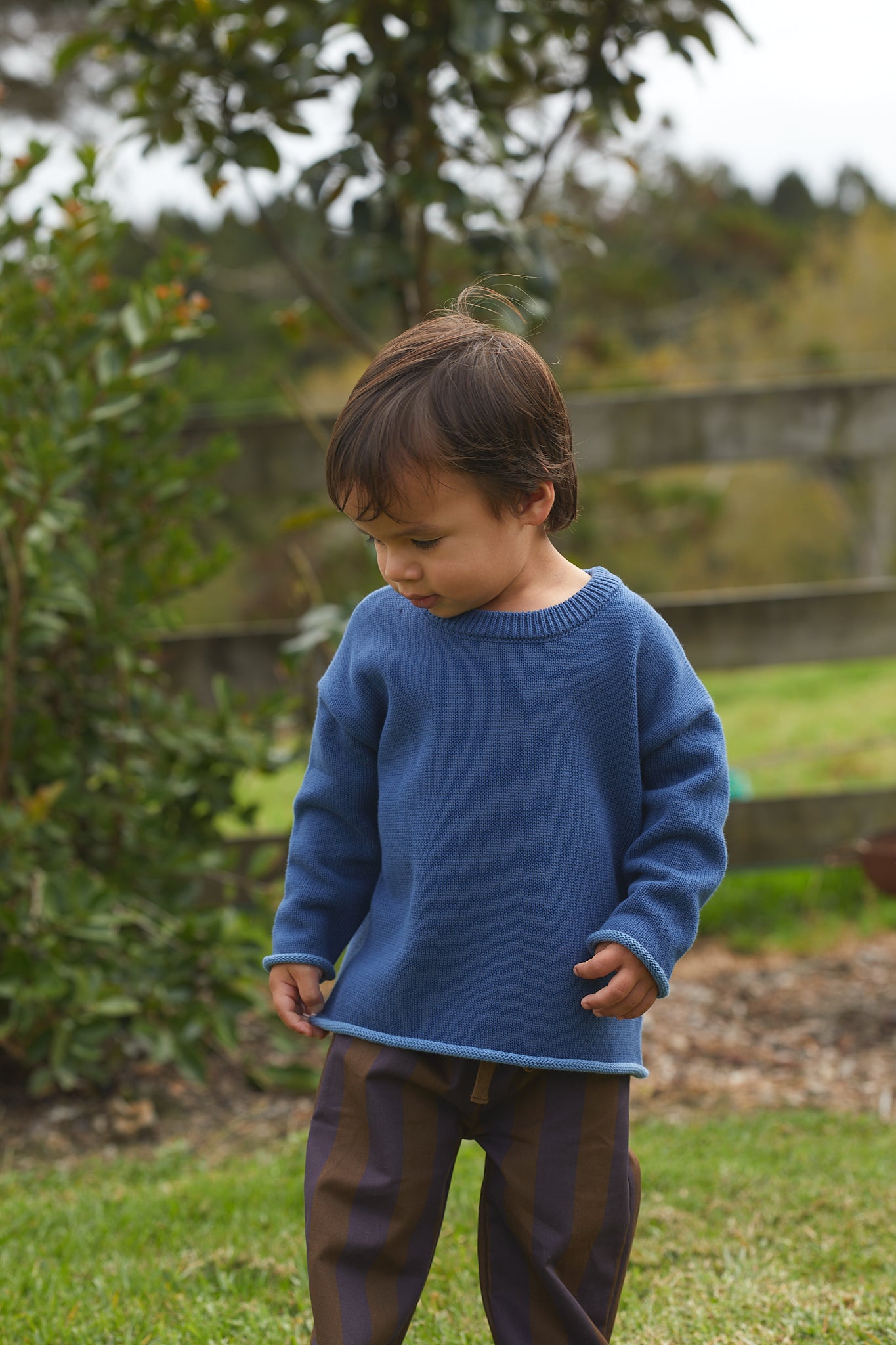 Picnic Pant - Moss Stripe