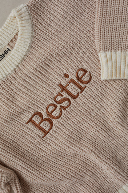 Chunky Knit Sweater - Stone