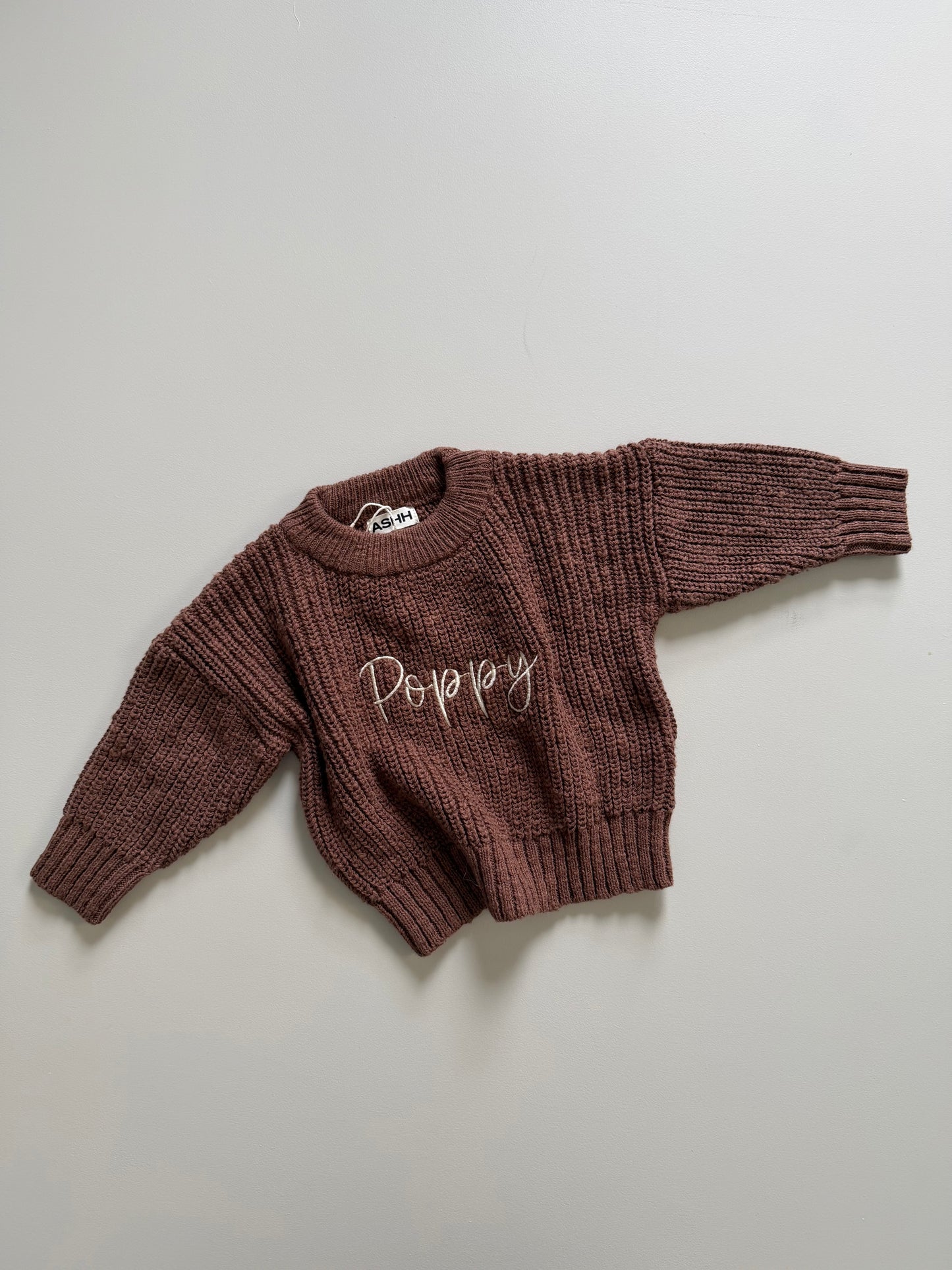 Darcy Chunky Knit Sweater - Walnut