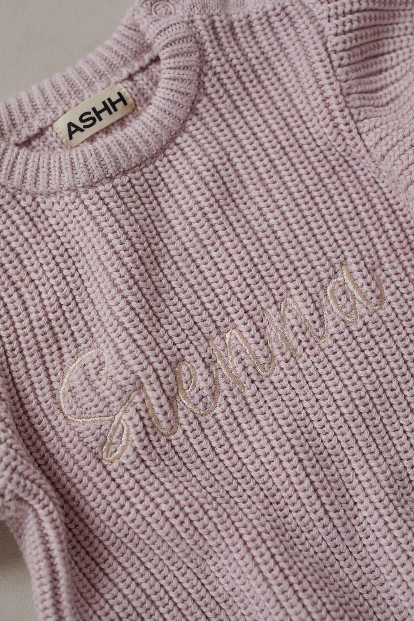 Novie Knit Romper - Dusk
