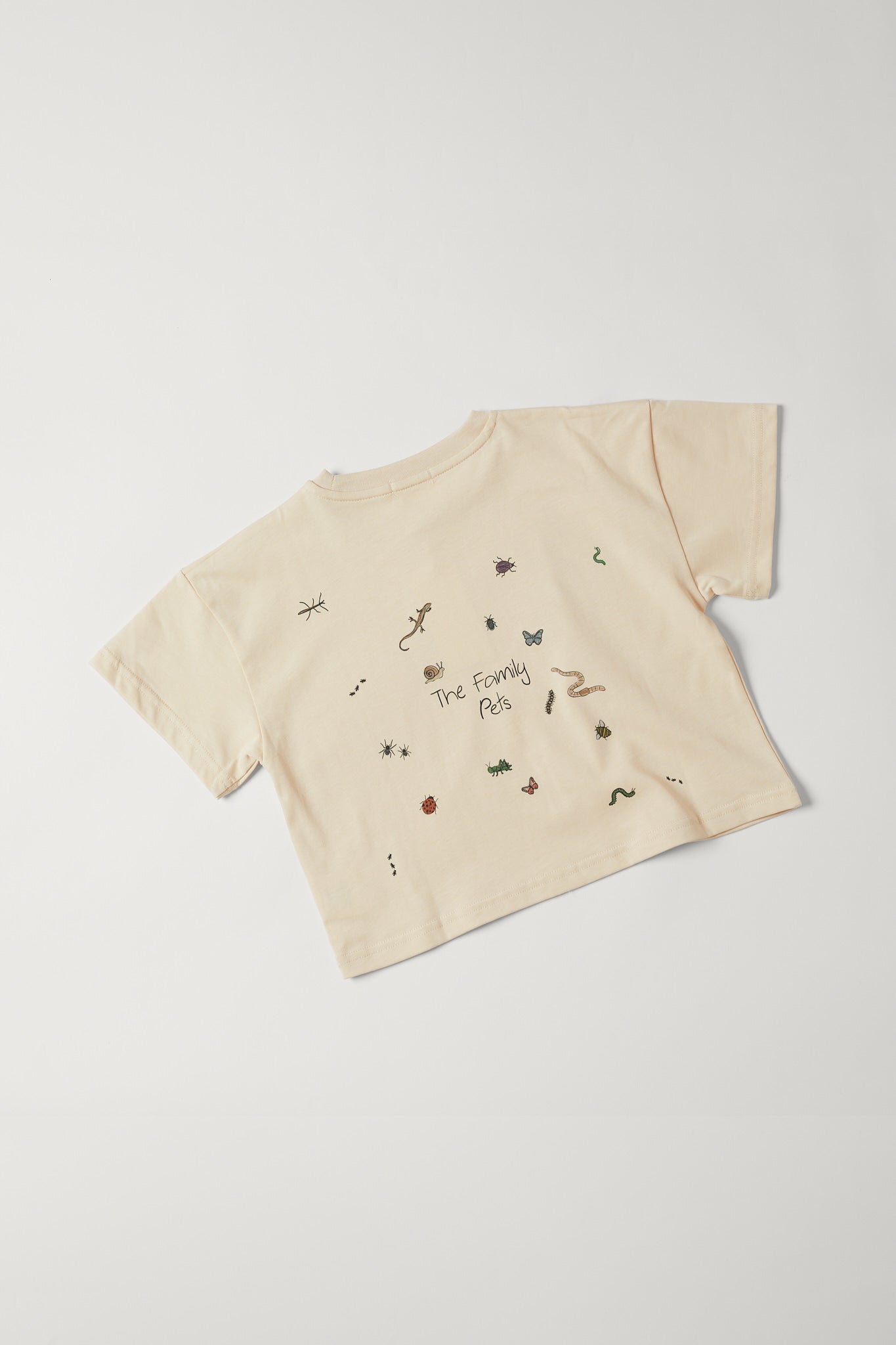Bug Hunter Boxy Oversized Tee - Buttercream