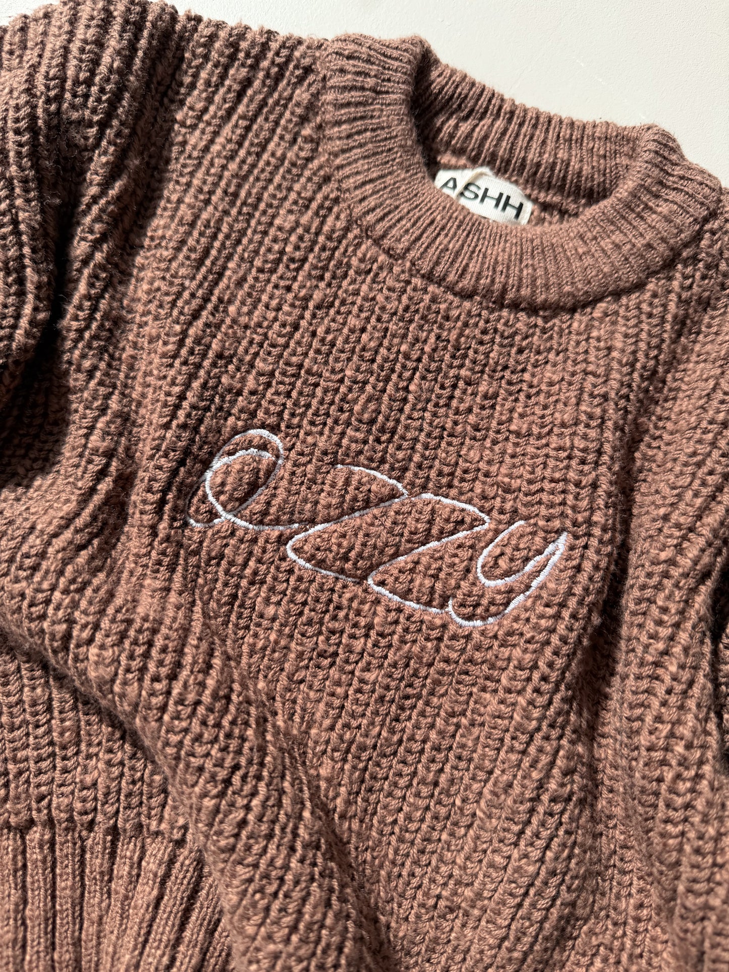 Darcy Chunky Knit Sweater - Walnut