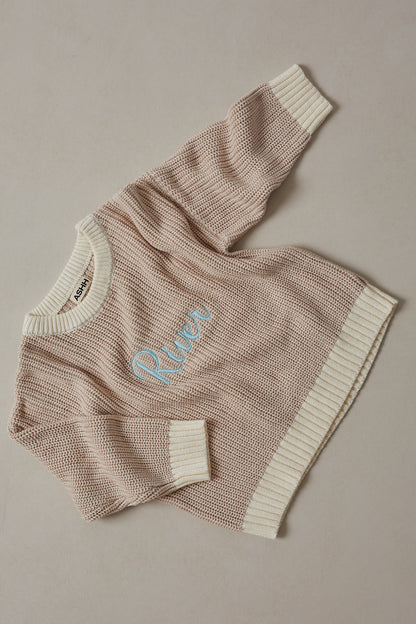 Chunky Knit Sweater - Stone