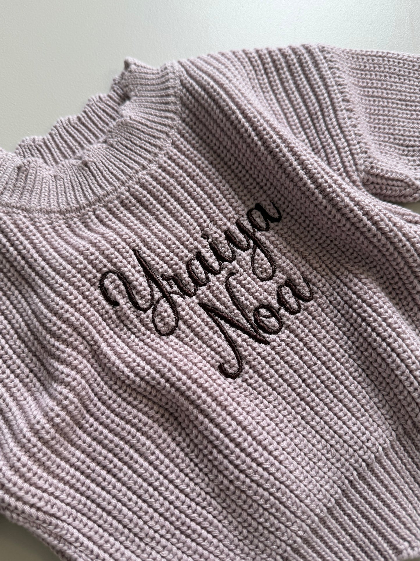 Sunday Knit Sweater - Plum