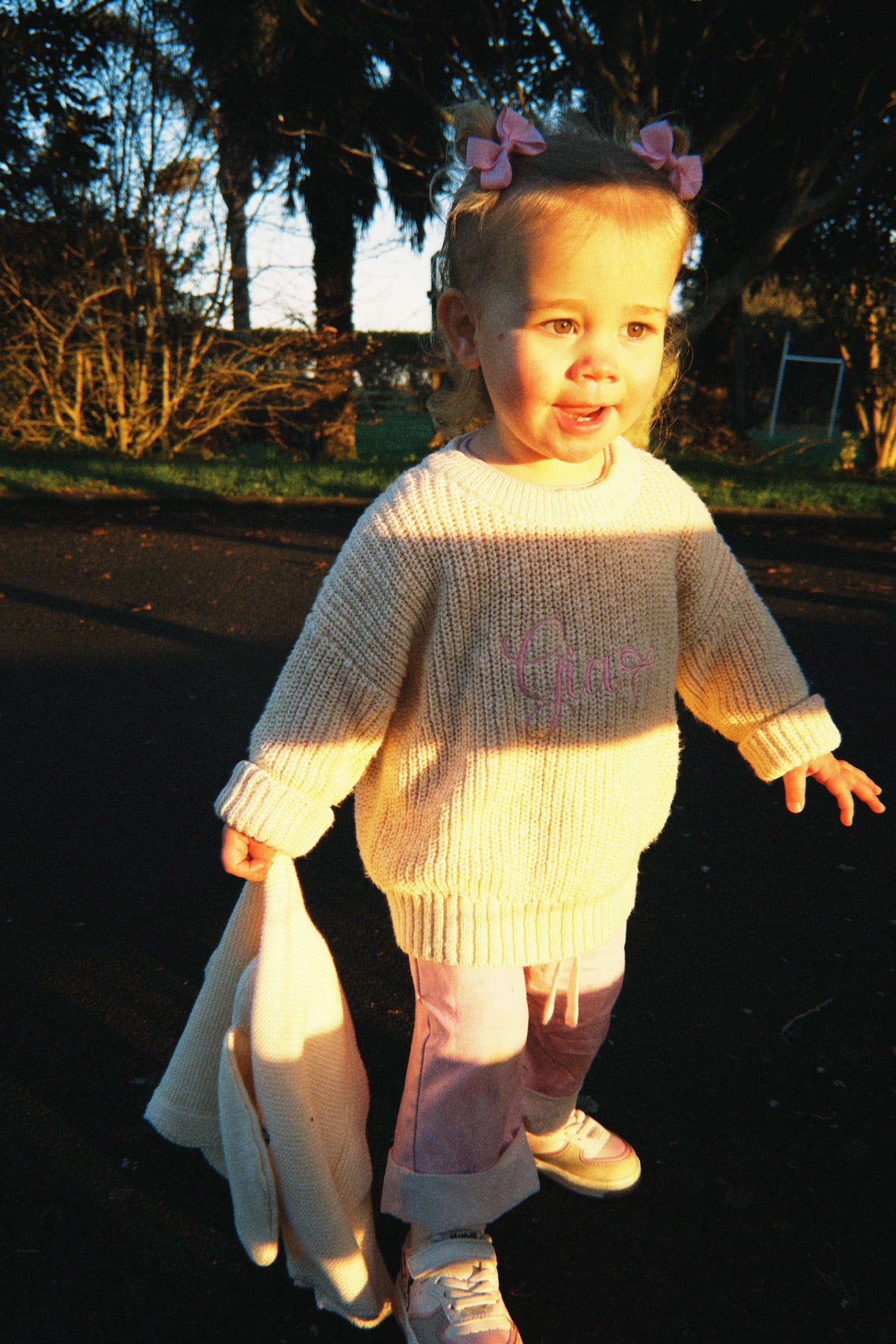 Darcy Textured Knit Sweater | Honey