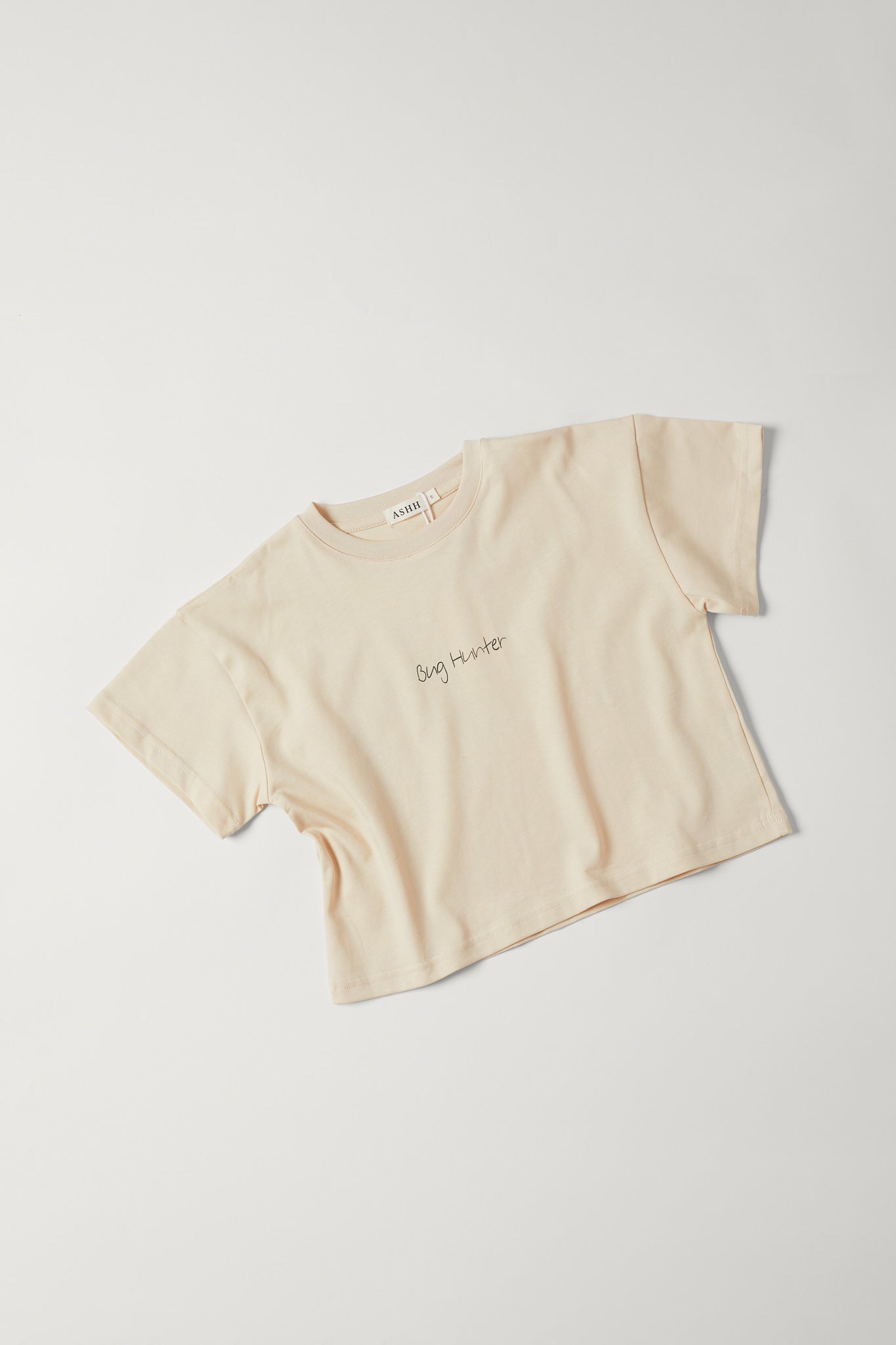 Bug Hunter Boxy Oversized Tee - Buttercream