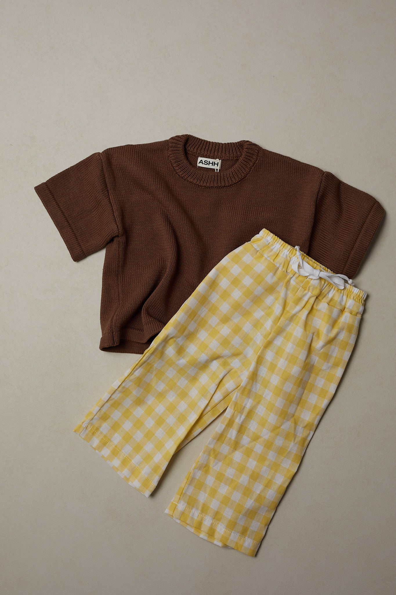 Signature Knit Tee - Chestnut