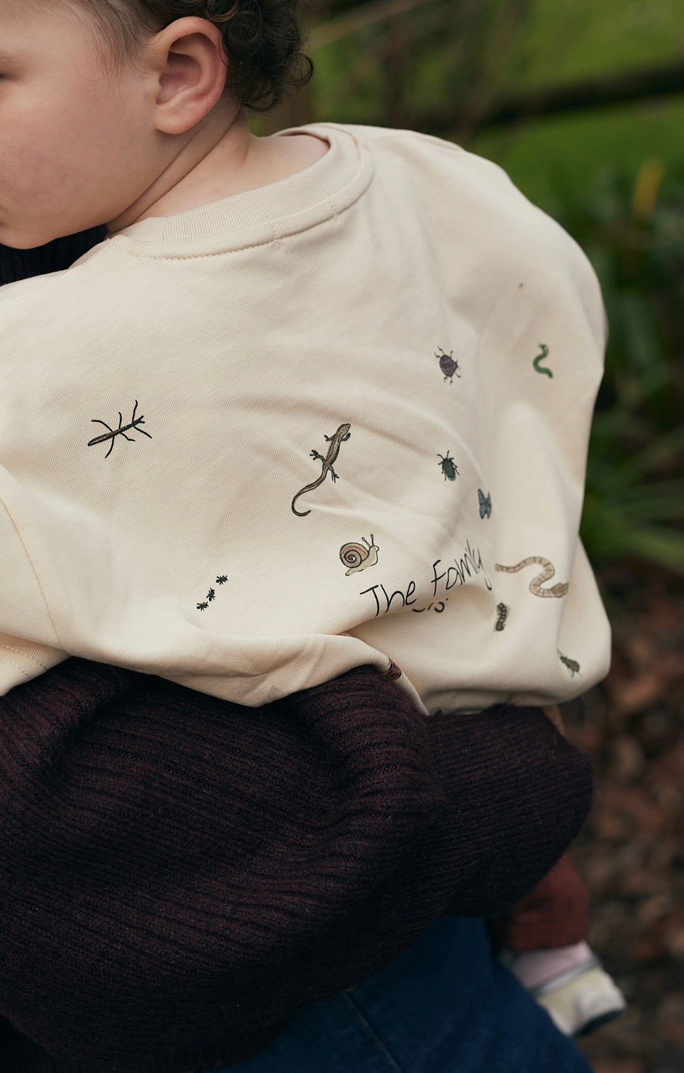 Bug Hunter Boxy Oversized Tee - Buttercream