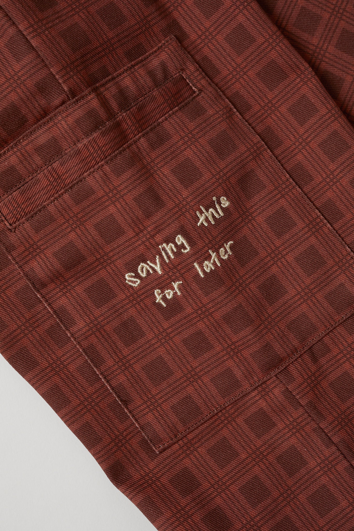 Explorer Pant - Vintage Chestnut Check