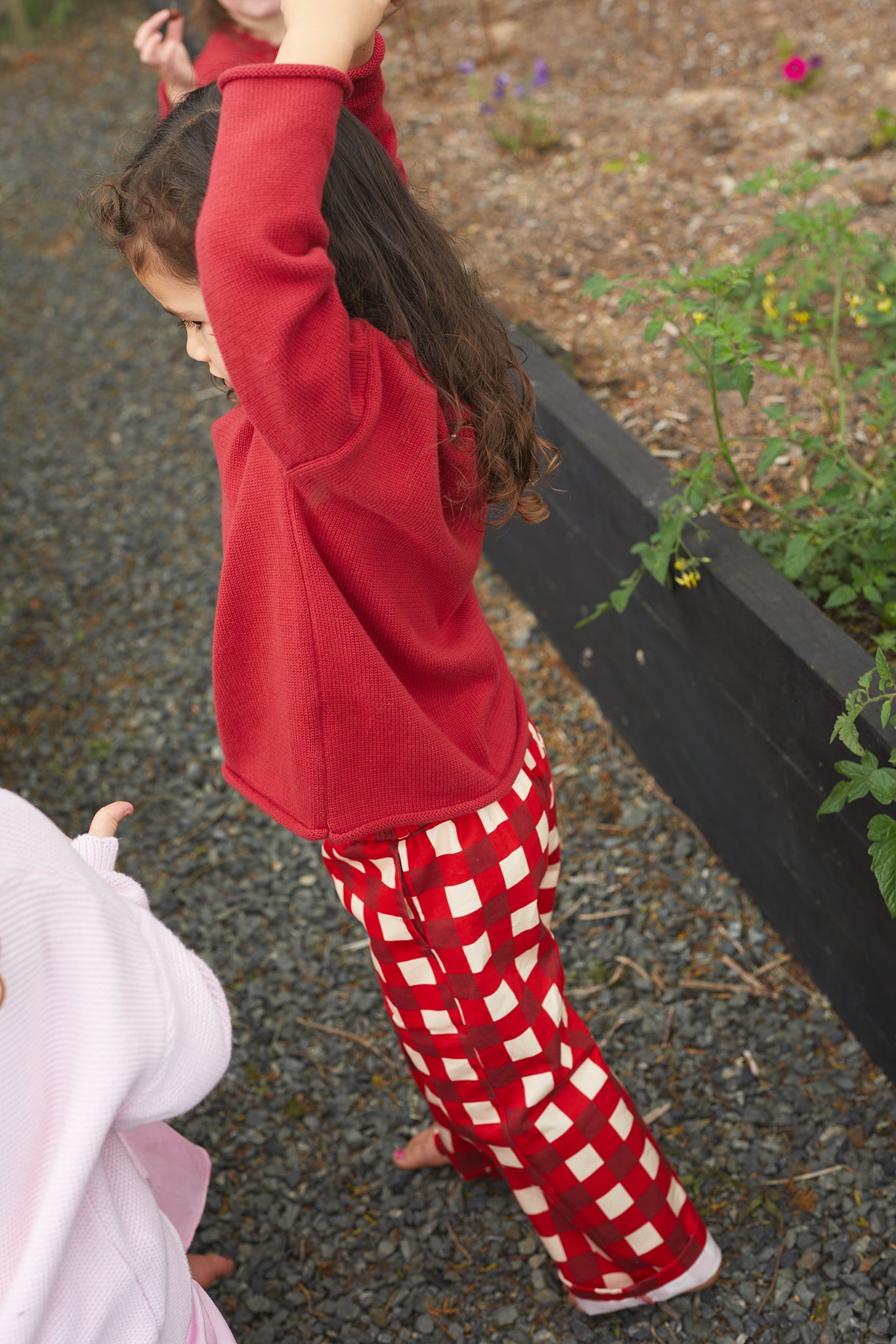 Poppy Knit Sweater - Cherry Red
