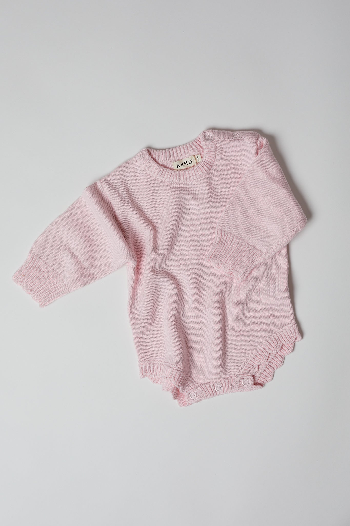 Rowe Flat Knit Romper | Peony