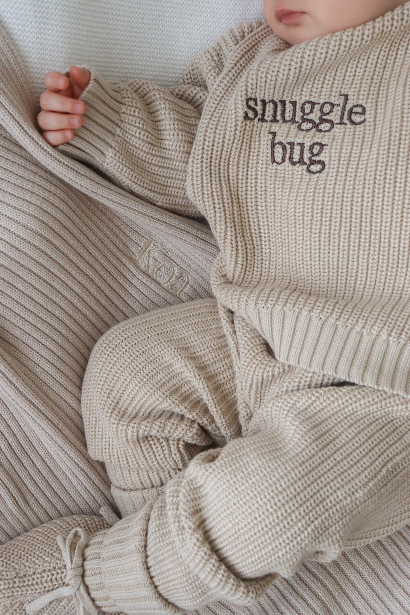 Renn Chunky Knit Pant - Oak