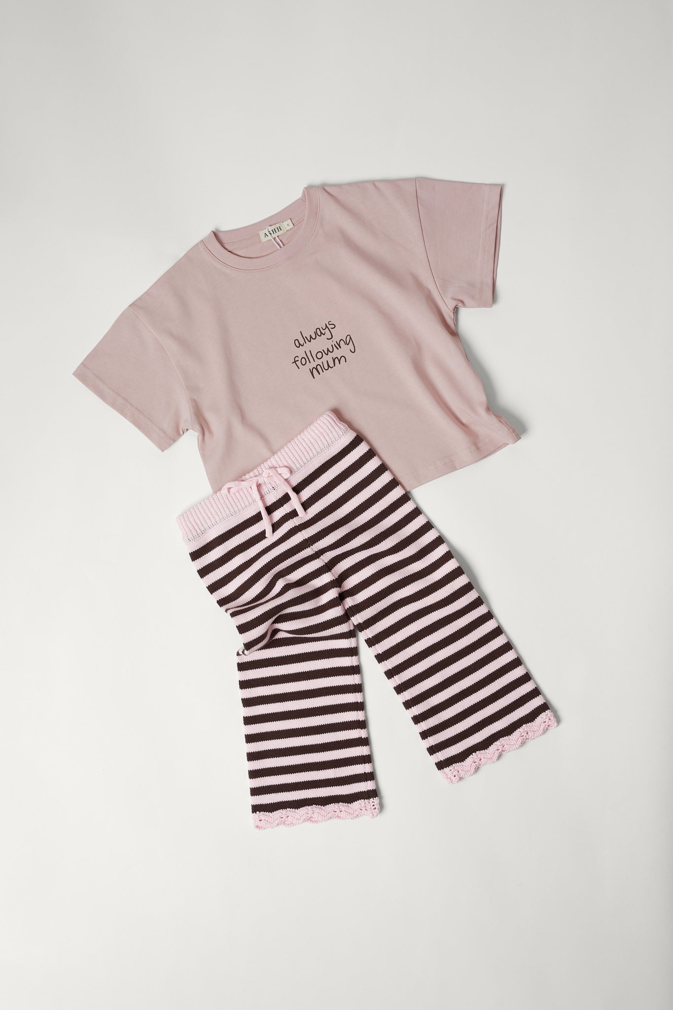 Alice Knit Pant | Pinky Stripe