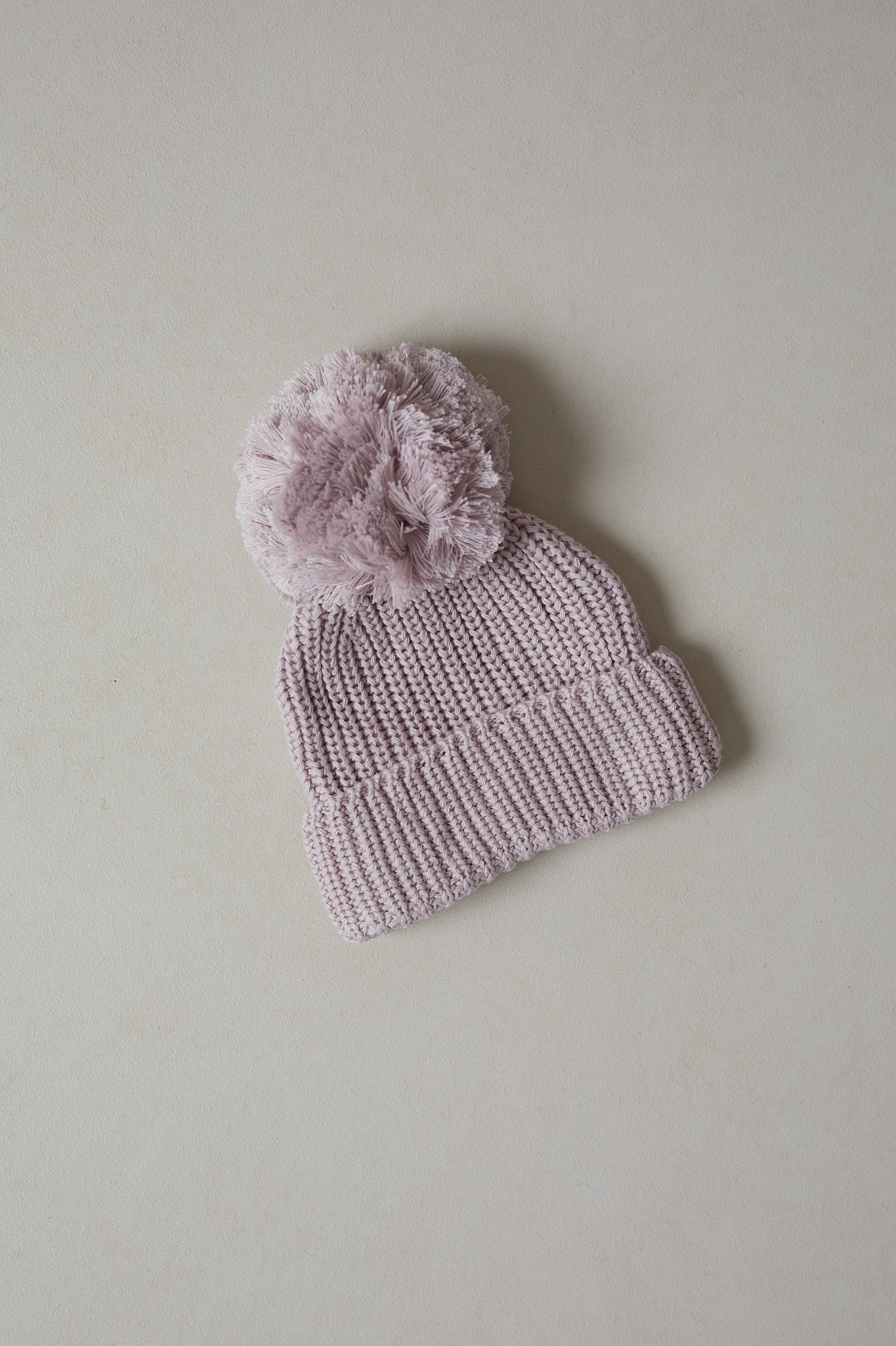 Chunky Knit Beanie - Plum