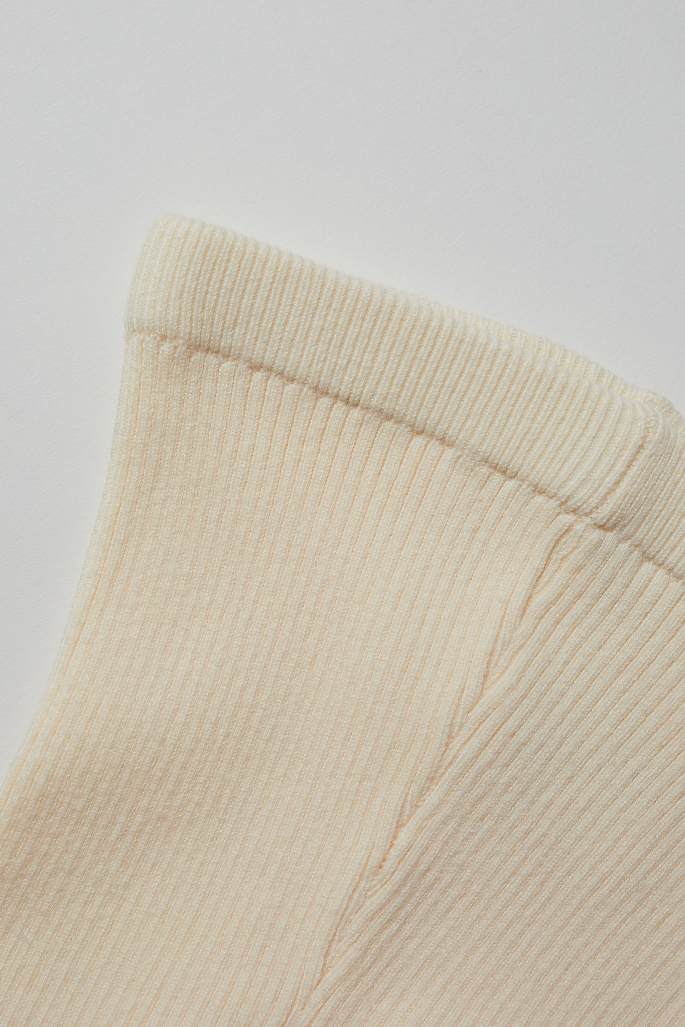 Lounge Ribbed Knit Tight | Cream