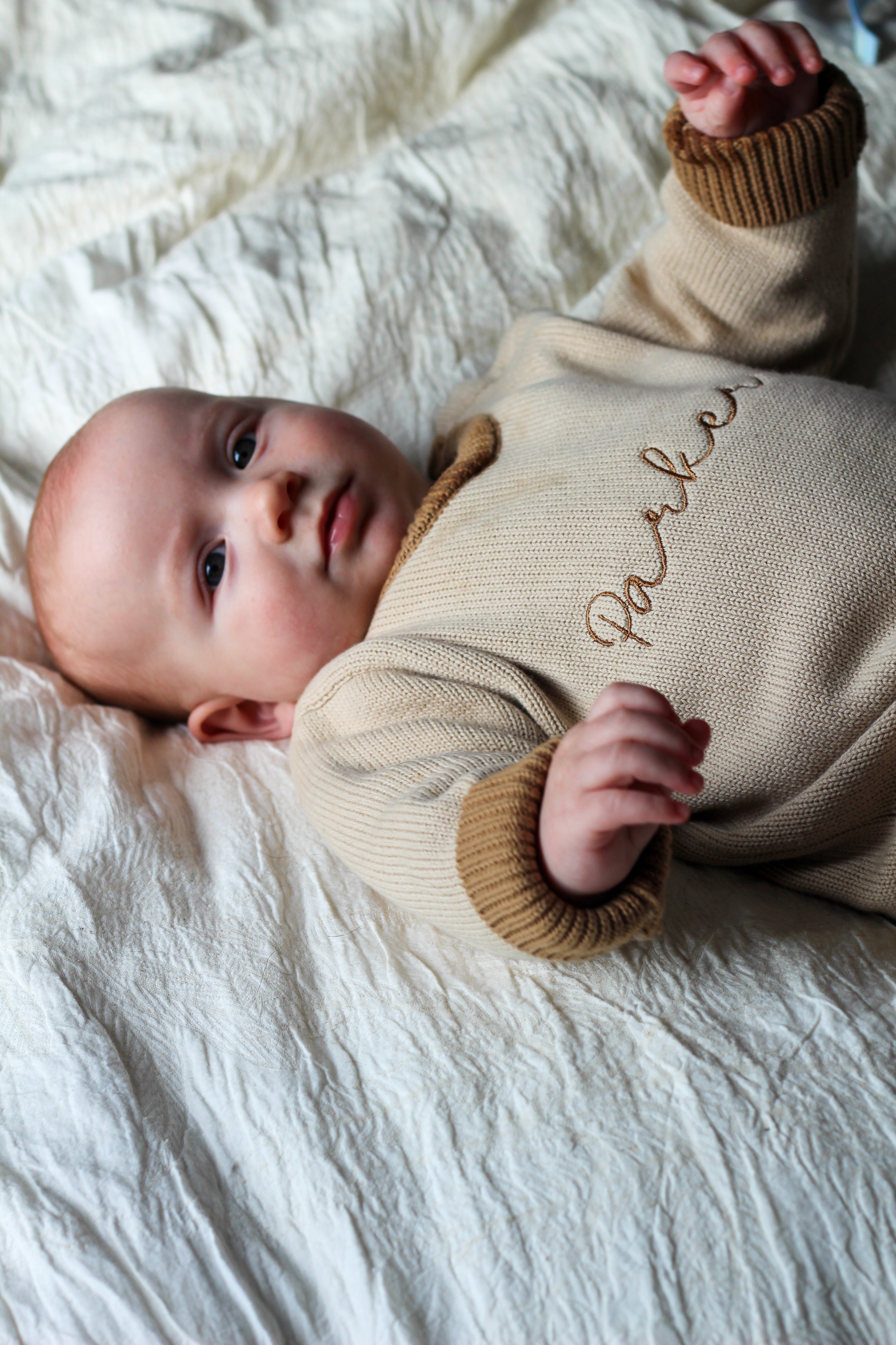 Rowe Flat Knit Romper | Caramel