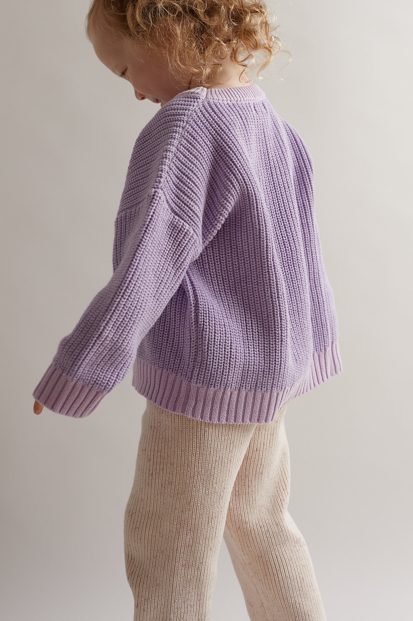 Chunky Knit Sweater - Wisteria