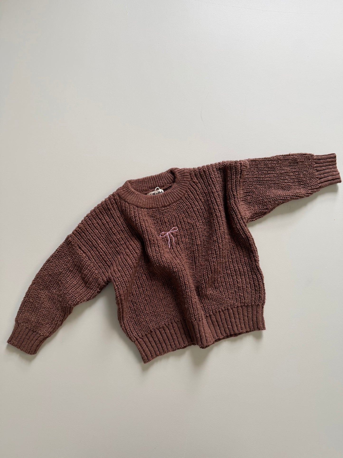 Darcy Chunky Knit Sweater - Walnut